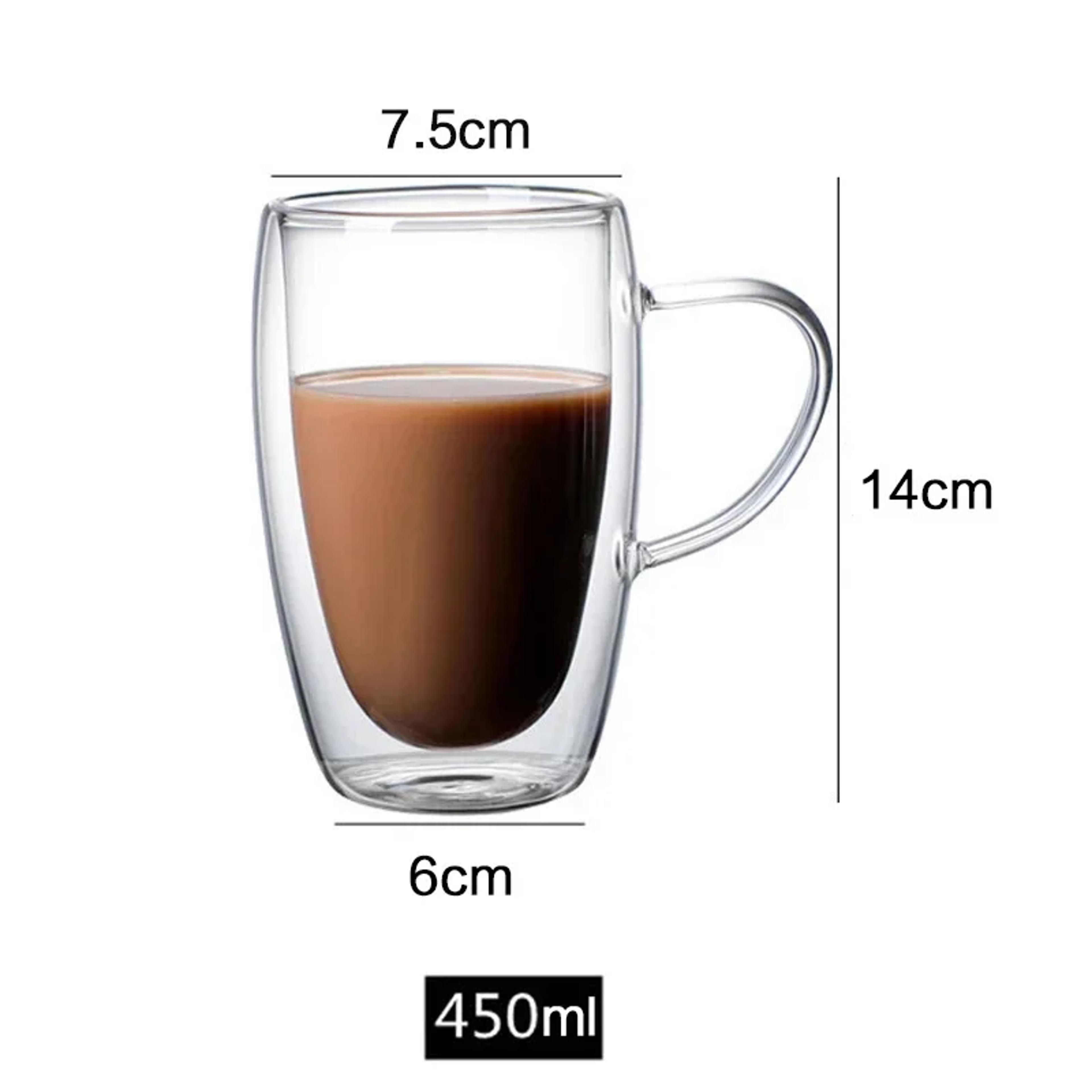 Double Bottom Wall Glass Coffee Cup  Thermal Heat Resistant Whiskey Tea Cocktail Vodka Shot Wine Mu 4