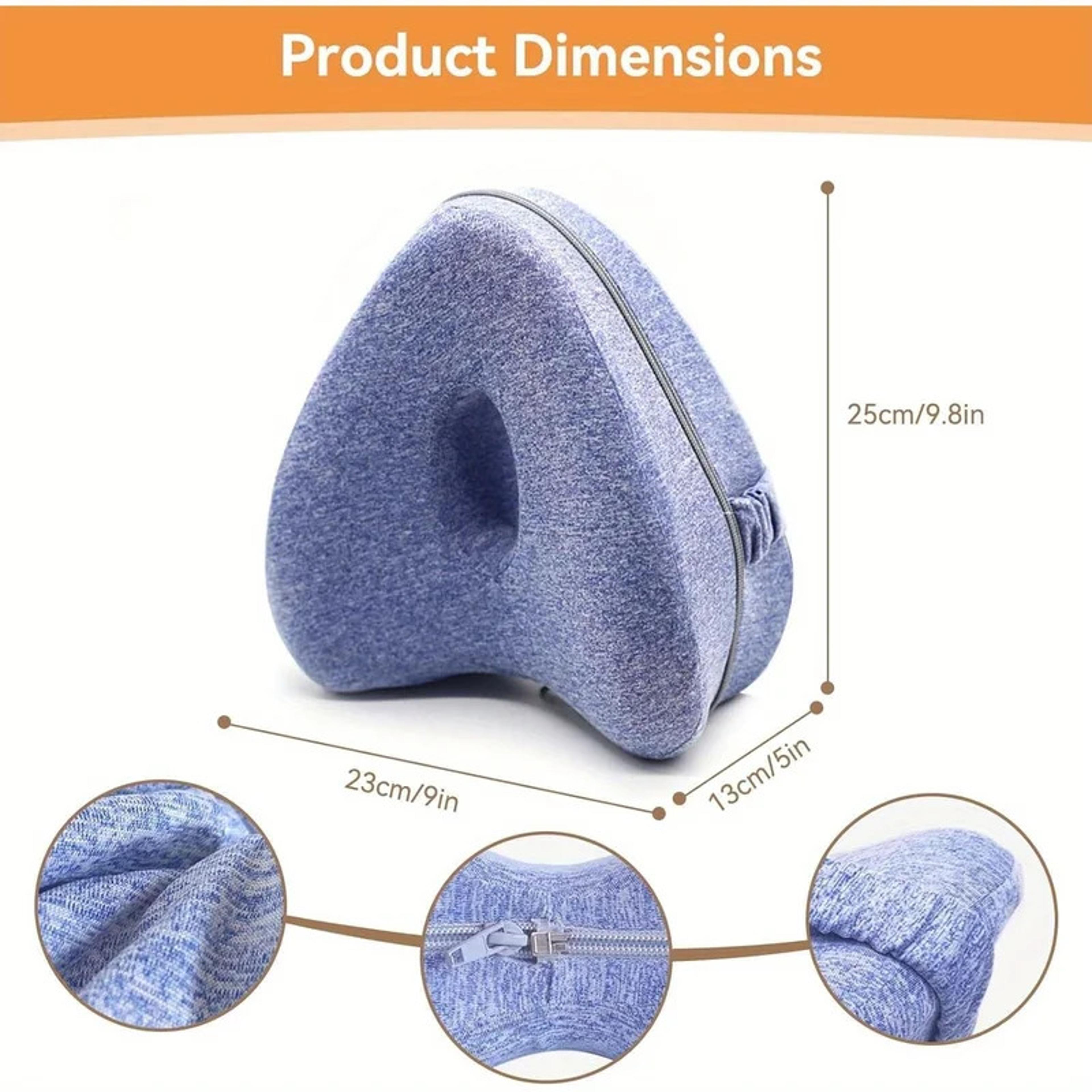 Relief Memory Foam Leg Knee Pillow Orthopedic Pillow For Side Sleepers Back And Hip Support For Bed 8