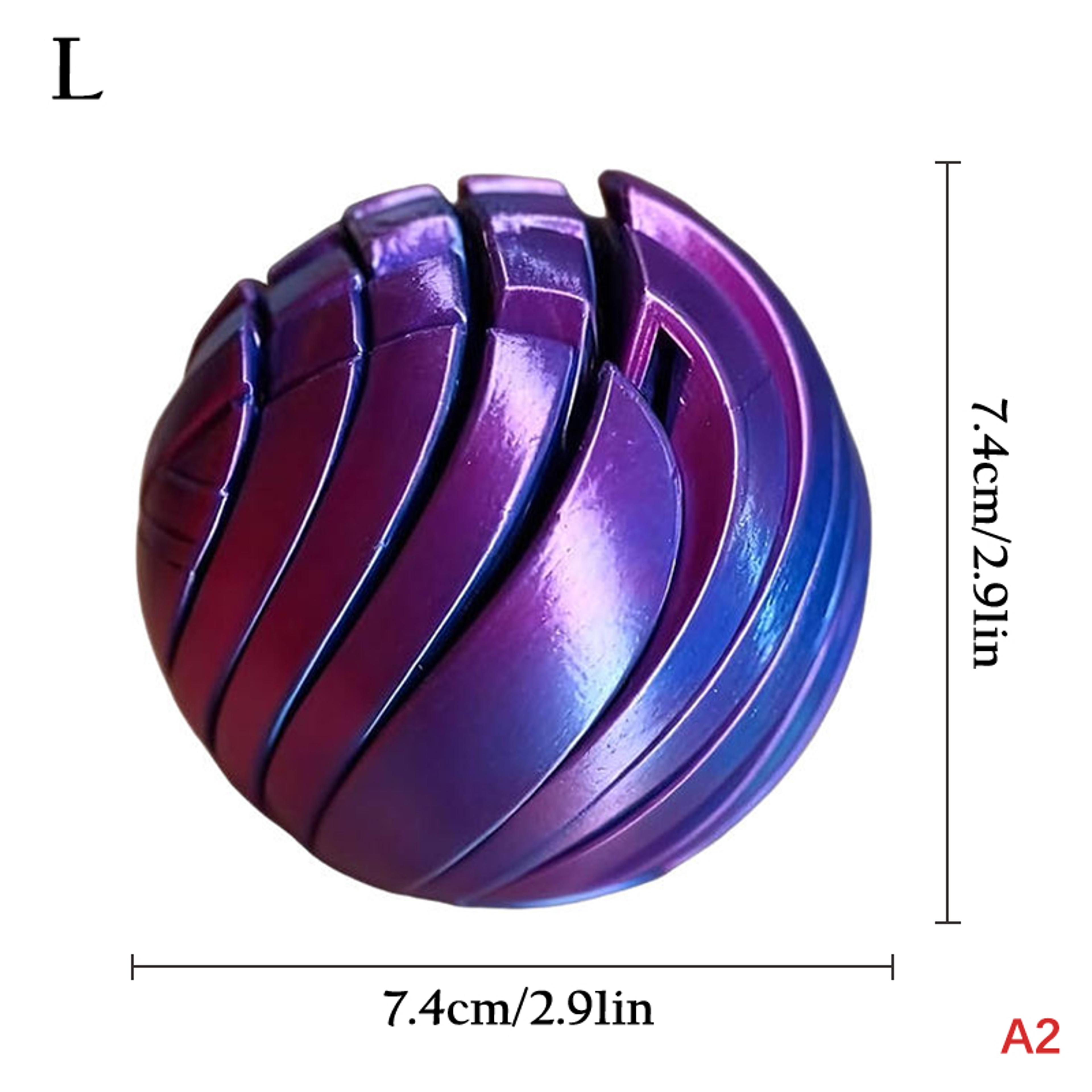 Printed Slime Ball Fidget Toy Twistsphere Gear Liquid Flow Ball With Rotating Design Stress Relief  7
