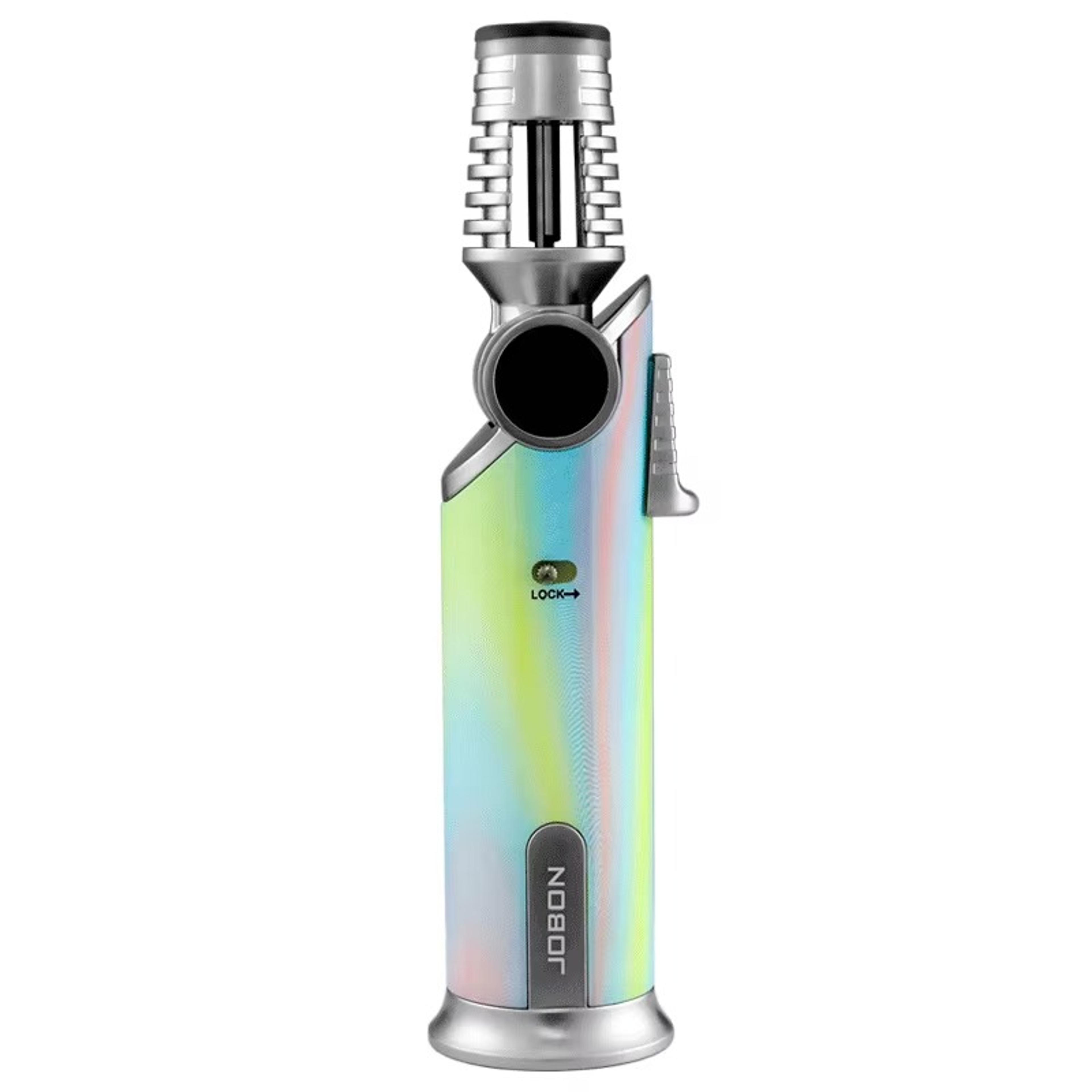 Inflatable HighFlame Metal Torch Lighter Rotate The Nozzle At Any Angle Ignition Lock Fire Design 4