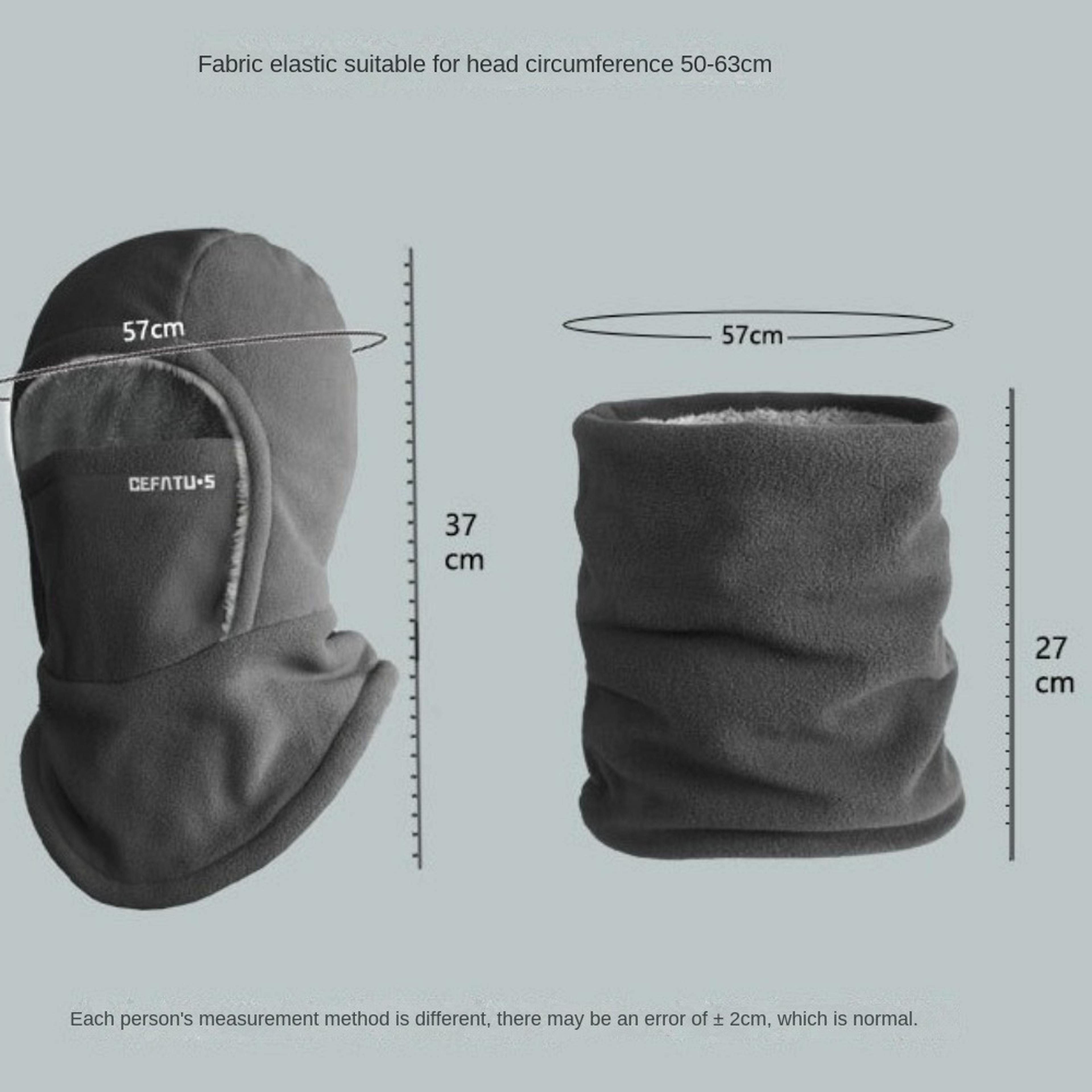 Windproof Cycling Cap Fleece Balaclava For Cold Weather Thermal Hood And Hat For Skiing Coldproof W 5