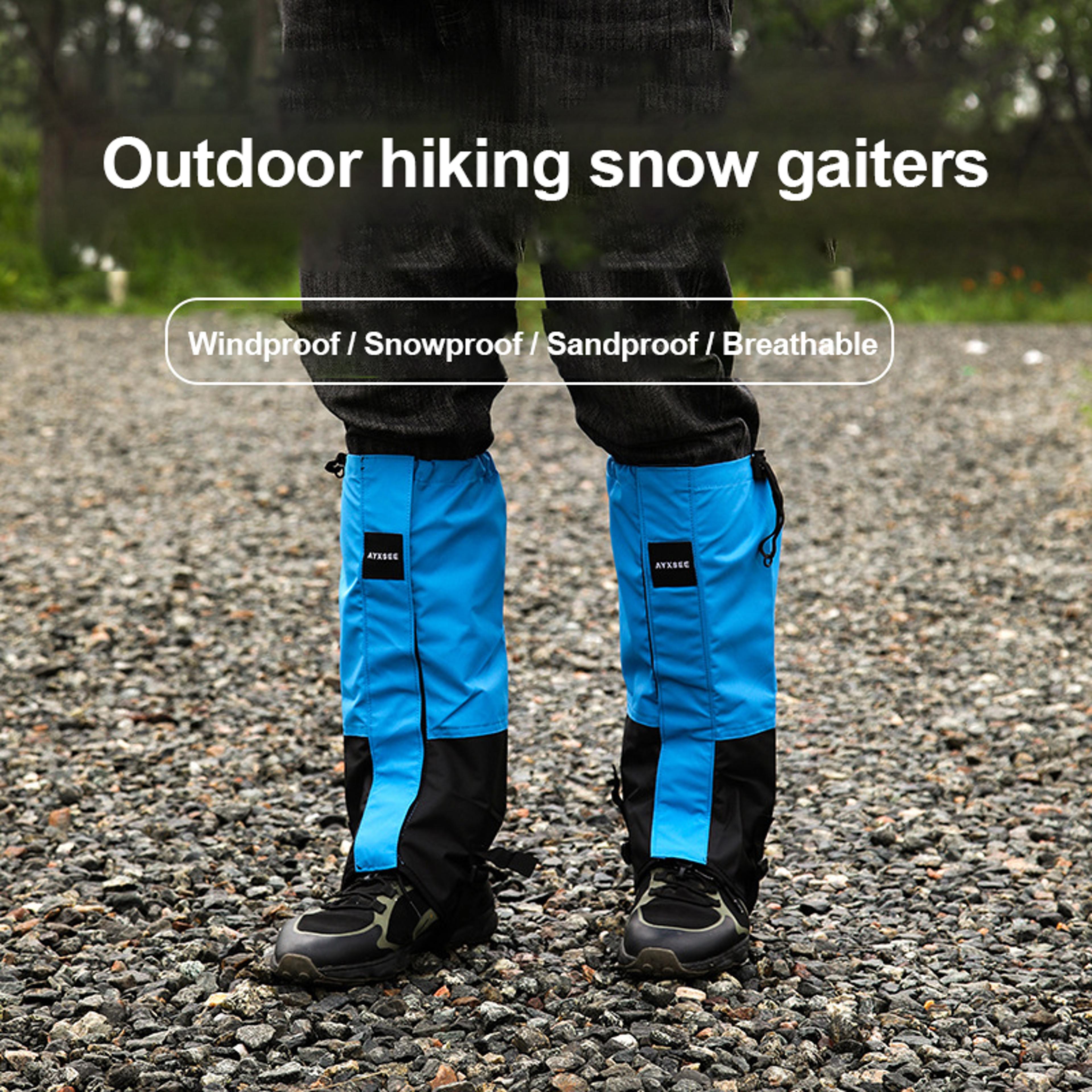Durable Waterproof Leg Covers Elastic Strap Protection For Hiking Skiing Climbing Outdoor Work Long 1