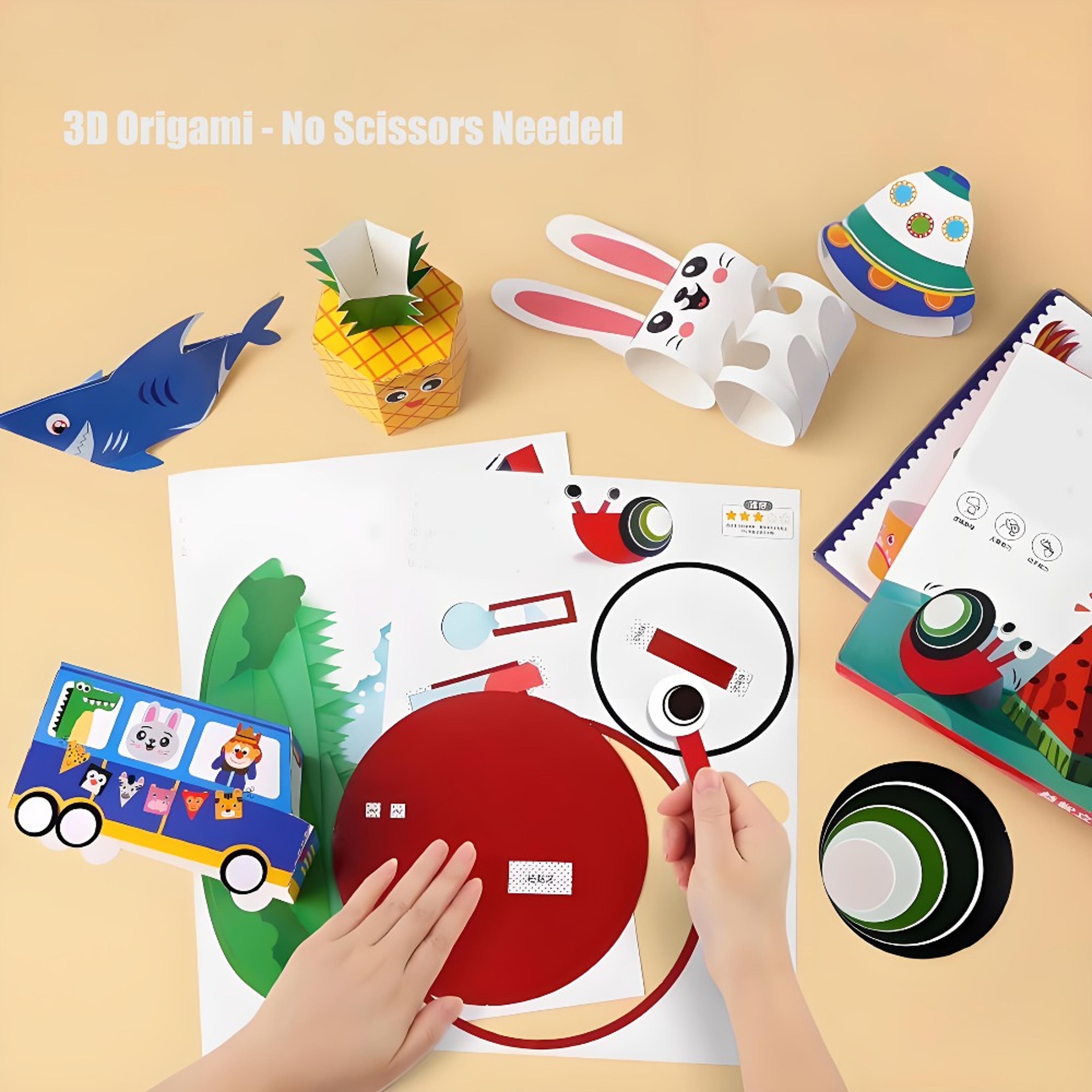 Origami Paper Kit With Guiding Book Kids Craft DIY Animal Pet Projects 5