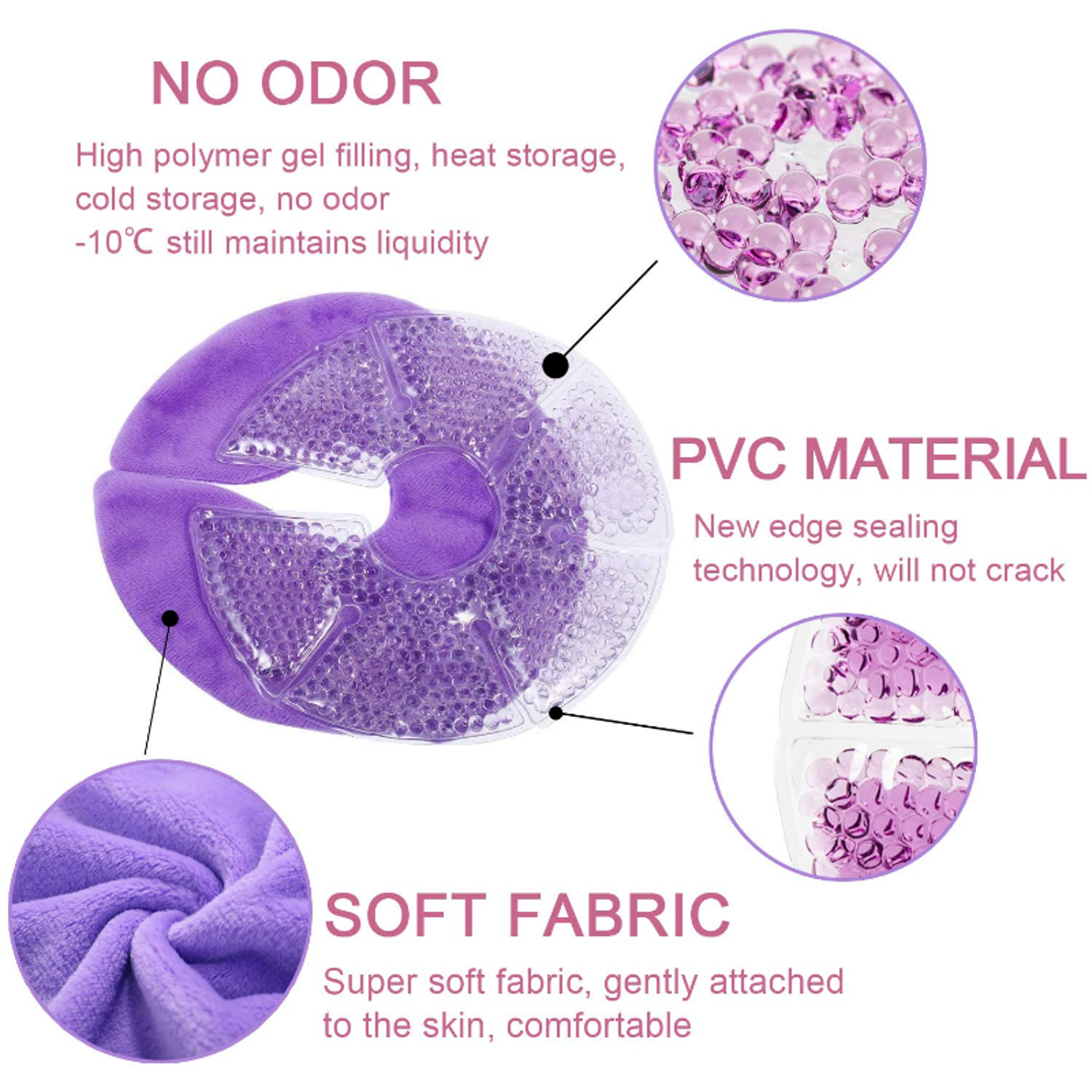 Breast Therapy Pads Hot Cold Breastfeeding Gel Pads Breastfeeding Essentials And Postpartum Recover 2