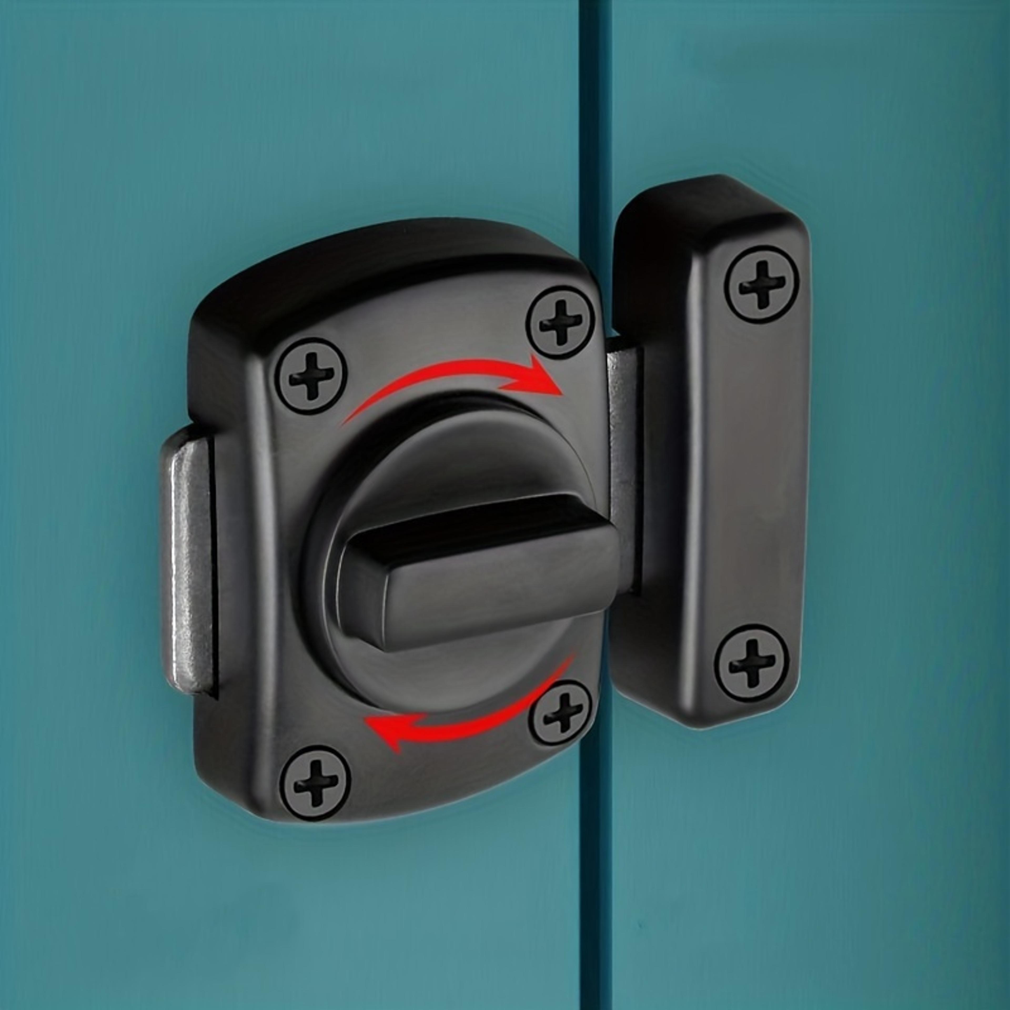 Double Sided Gate Hardware Safety Lock Gate Latch Slide Bolt 0