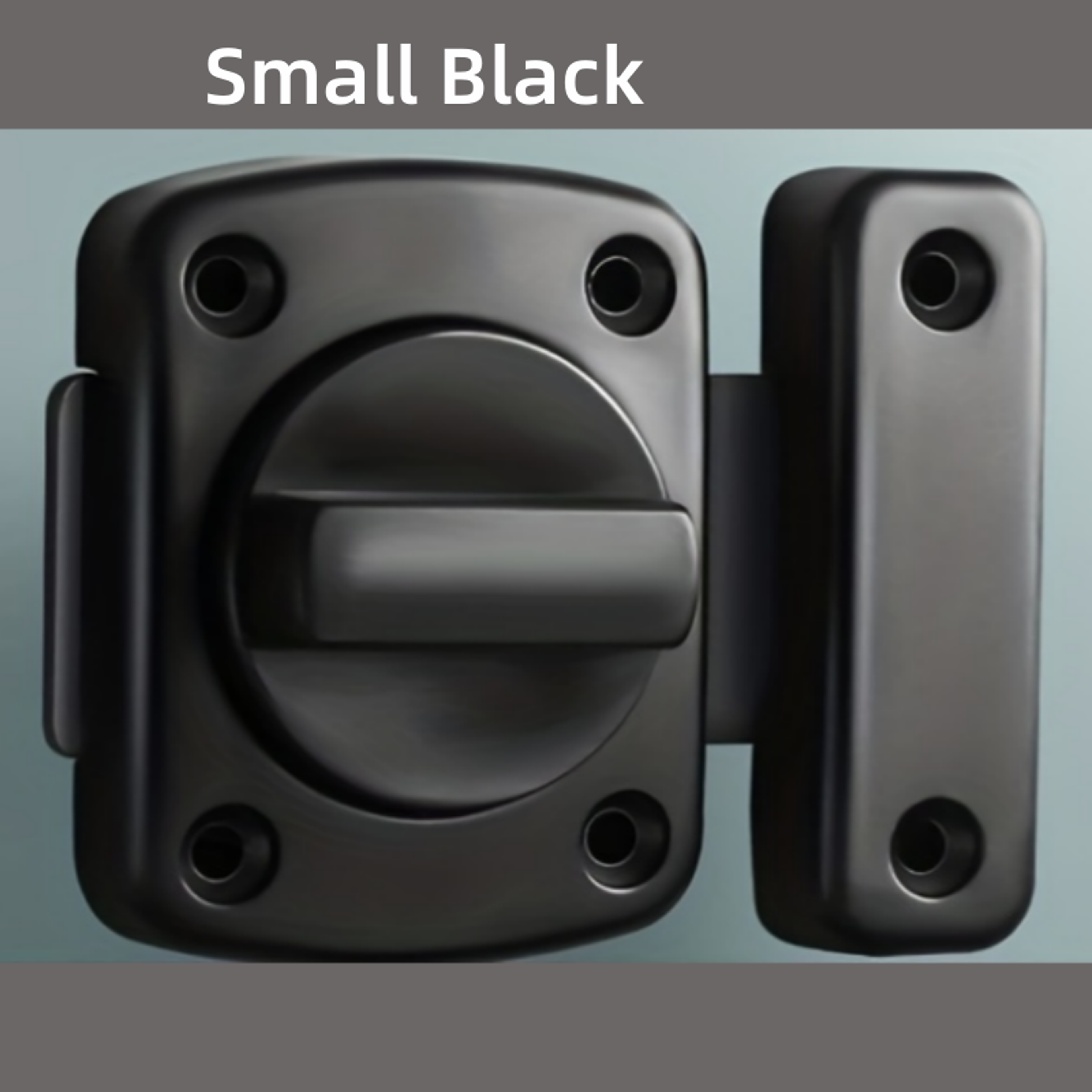 Double Sided Gate Hardware Safety Lock Gate Latch Slide Bolt 1