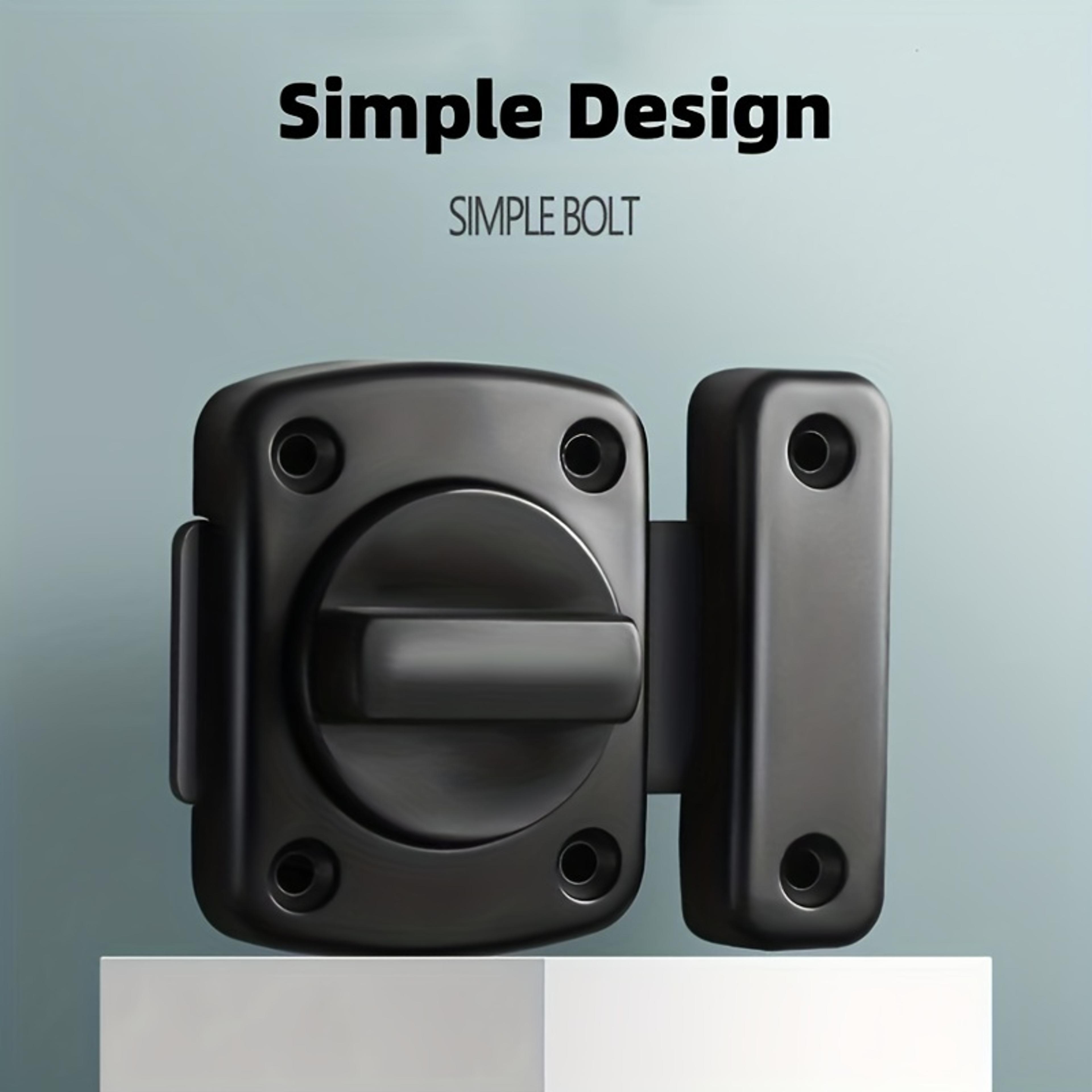 Double Sided Gate Hardware Safety Lock Gate Latch Slide Bolt 5