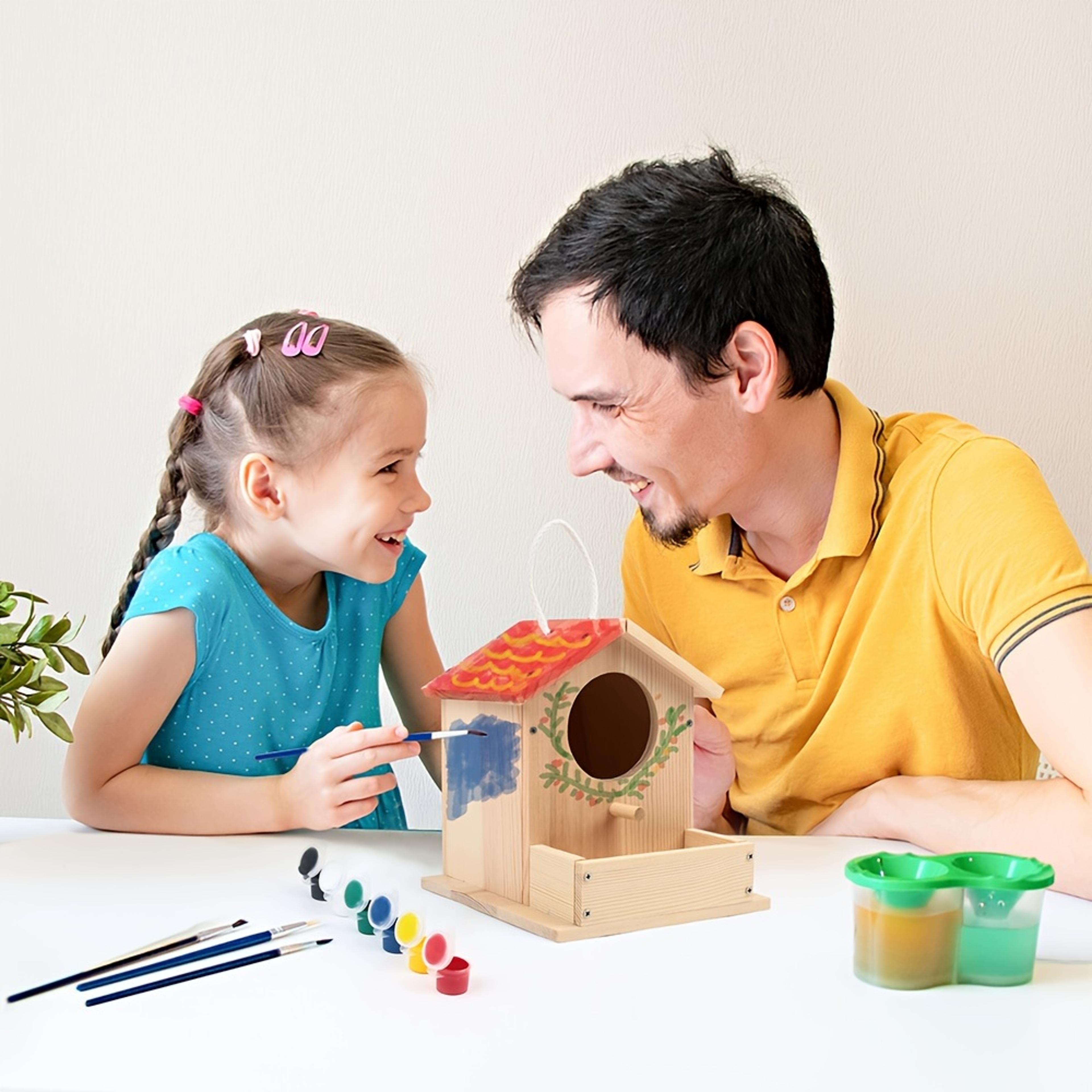 DIY Wooden Bird House Kits For Kids  Adults Creative Arts And Crafts Set With Unfinished Wood Birdh 5