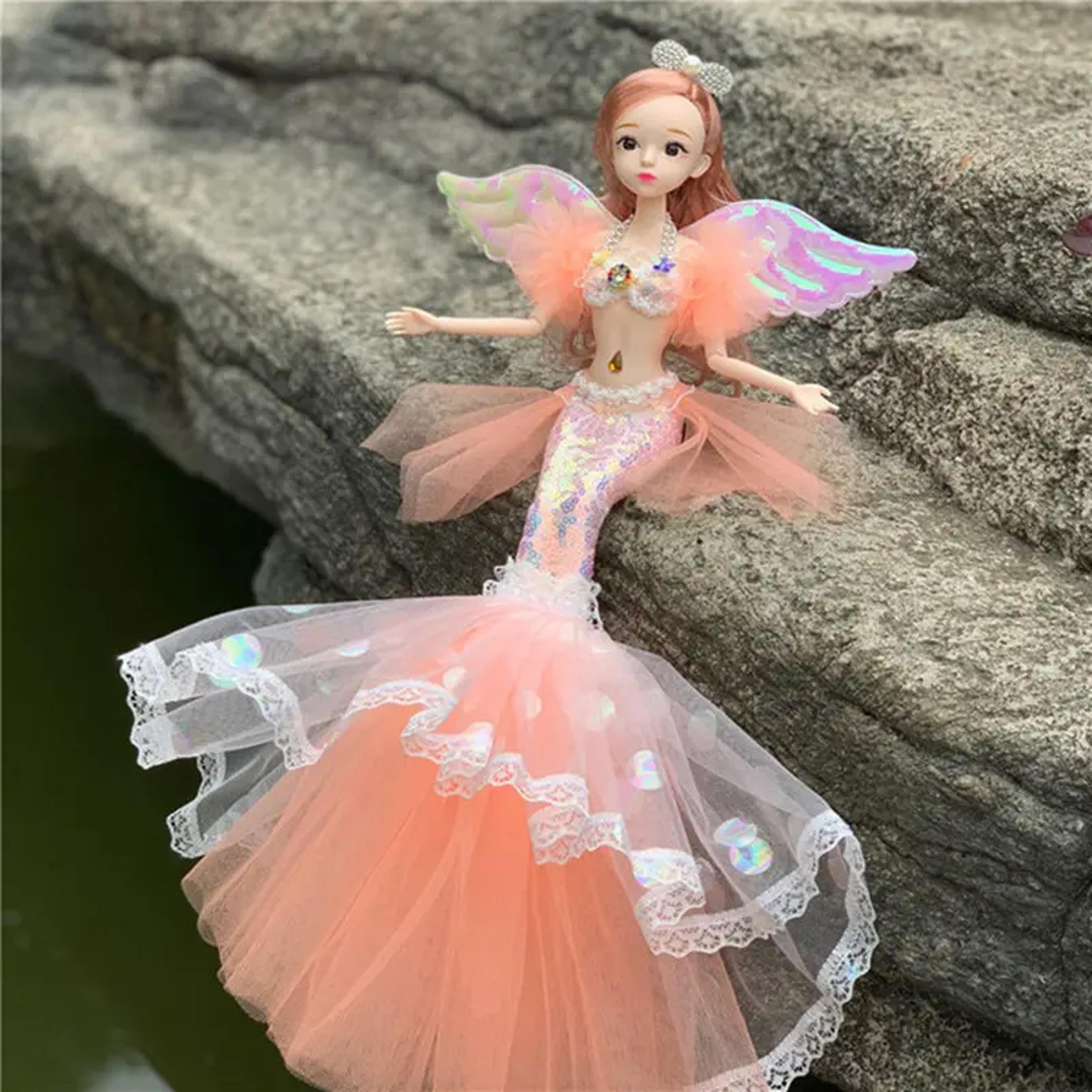 Enchanting Princess Mermaid Doll Ideal For Pretend Play  Dress Up Toy 6