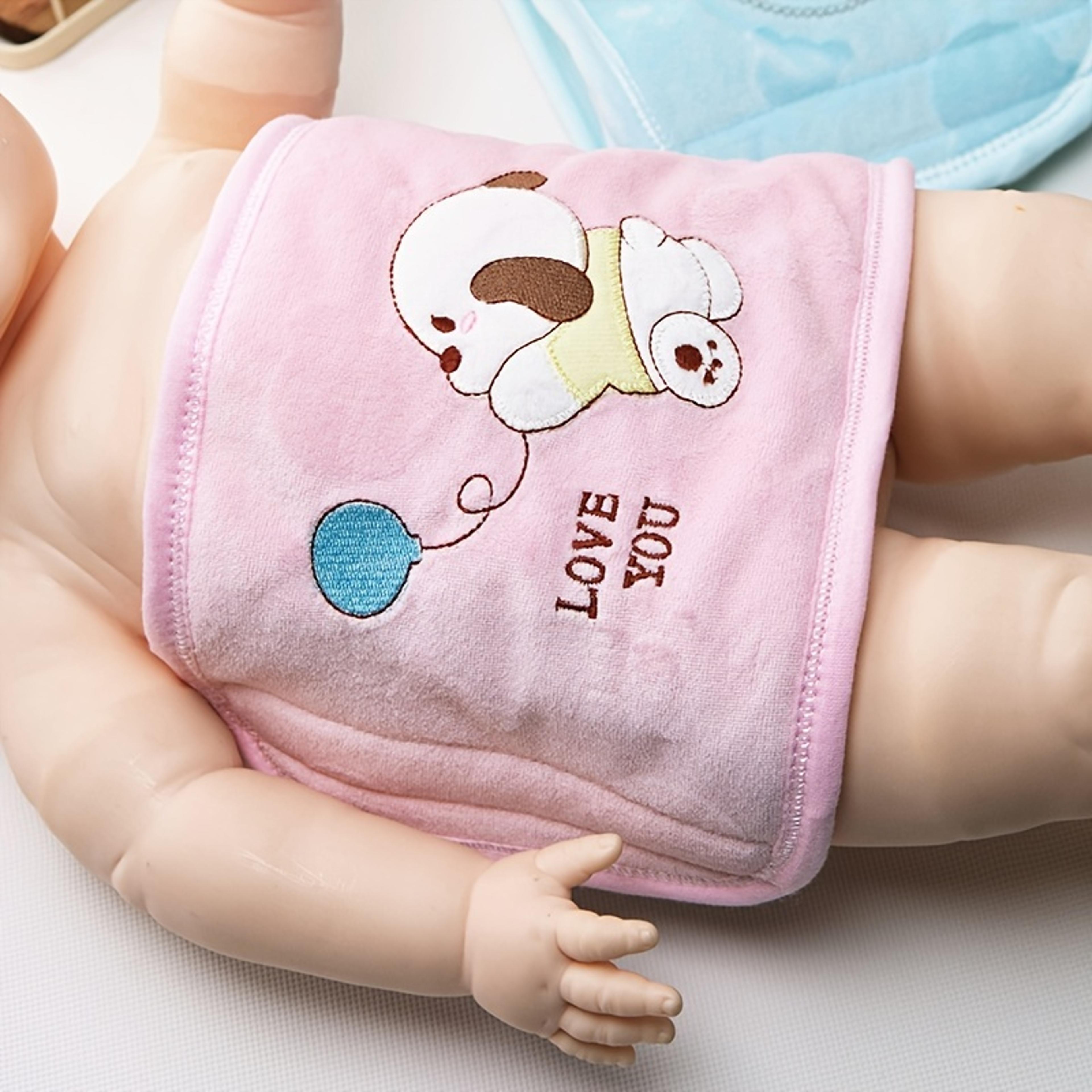 Soft Newborn Navel Belt Cartoon Pattern Cotton Baby Umbilical Cord Belly Band Baby Belly Protector 1