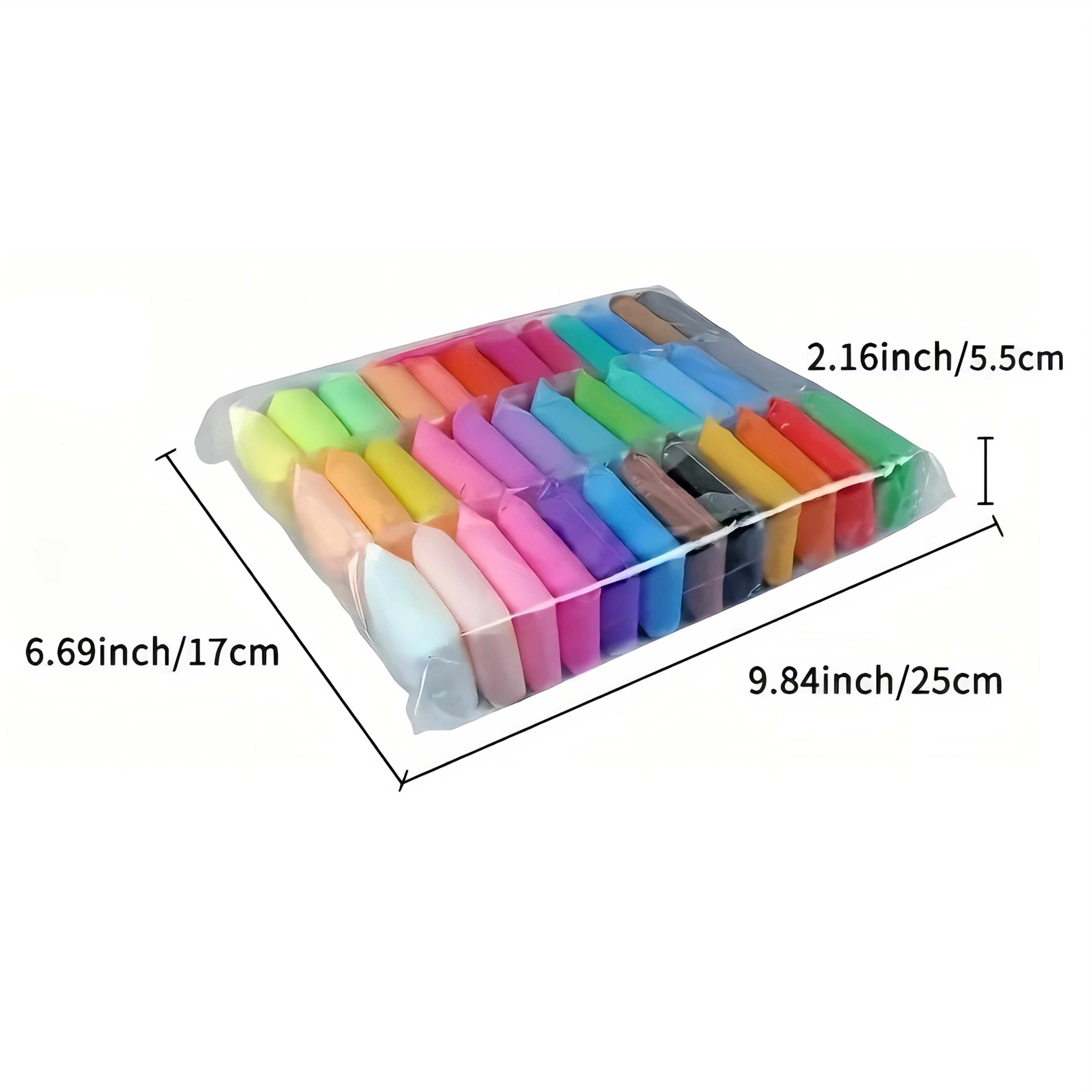 NonToxic Magic Air Dry Clay Set Perfect For Kids Modeling Includes Deluxe Tool Kit And Vibrant Colo 1