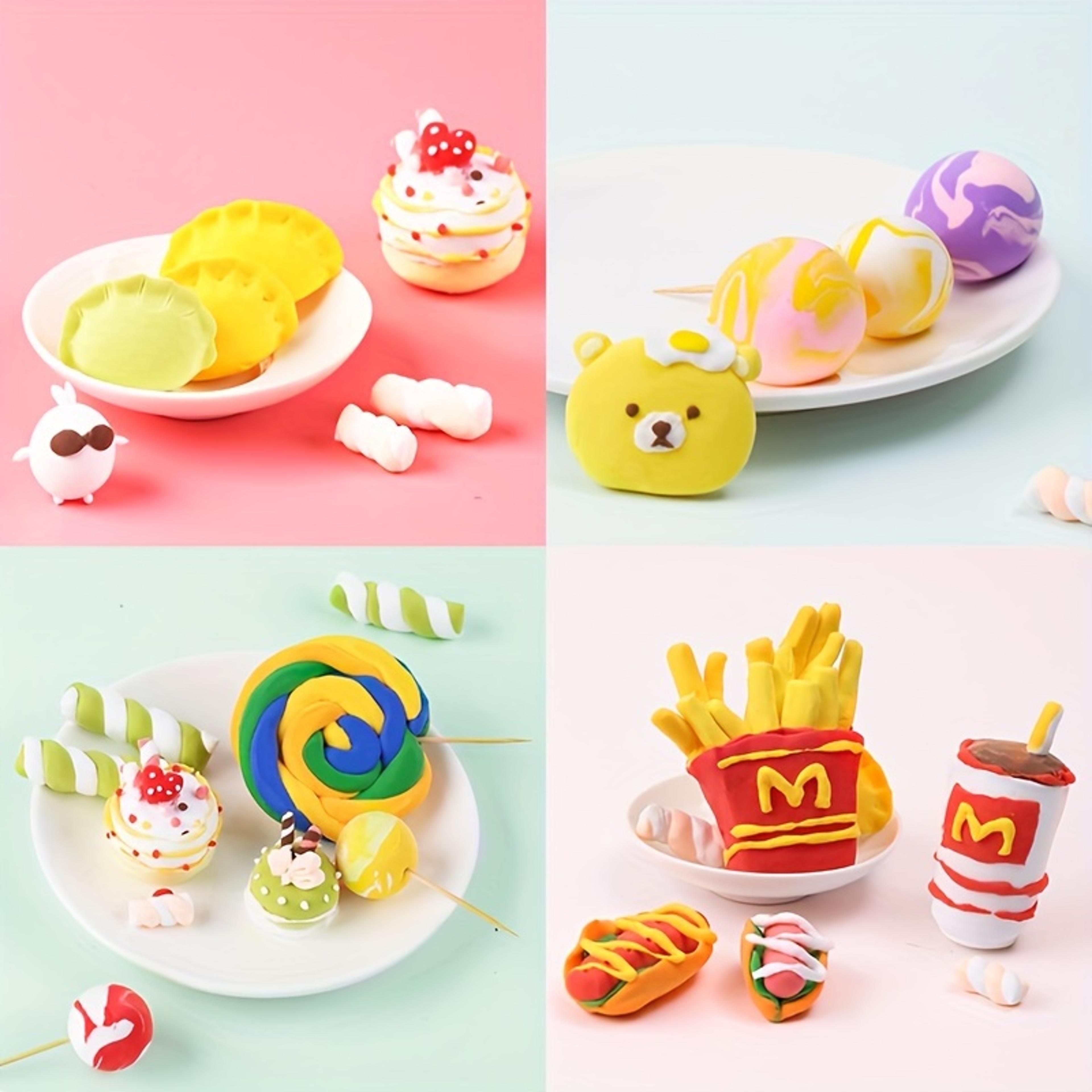 NonToxic Magic Air Dry Clay Set Perfect For Kids Modeling Includes Deluxe Tool Kit And Vibrant Colo 4