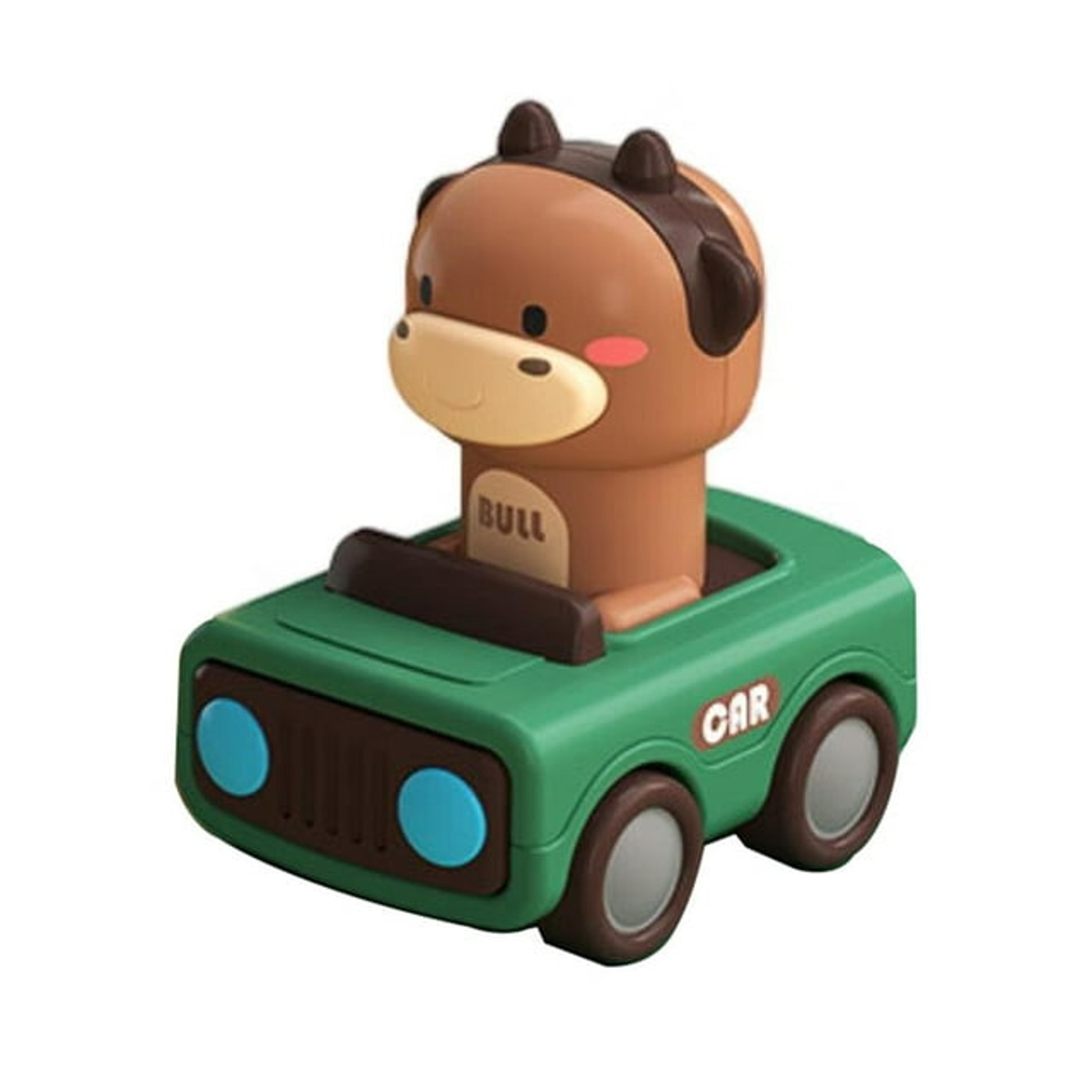 Baby Push Go Friction Car Toys Press And Go Car Toys For Toddlers Baby Animal Racing Cars 6