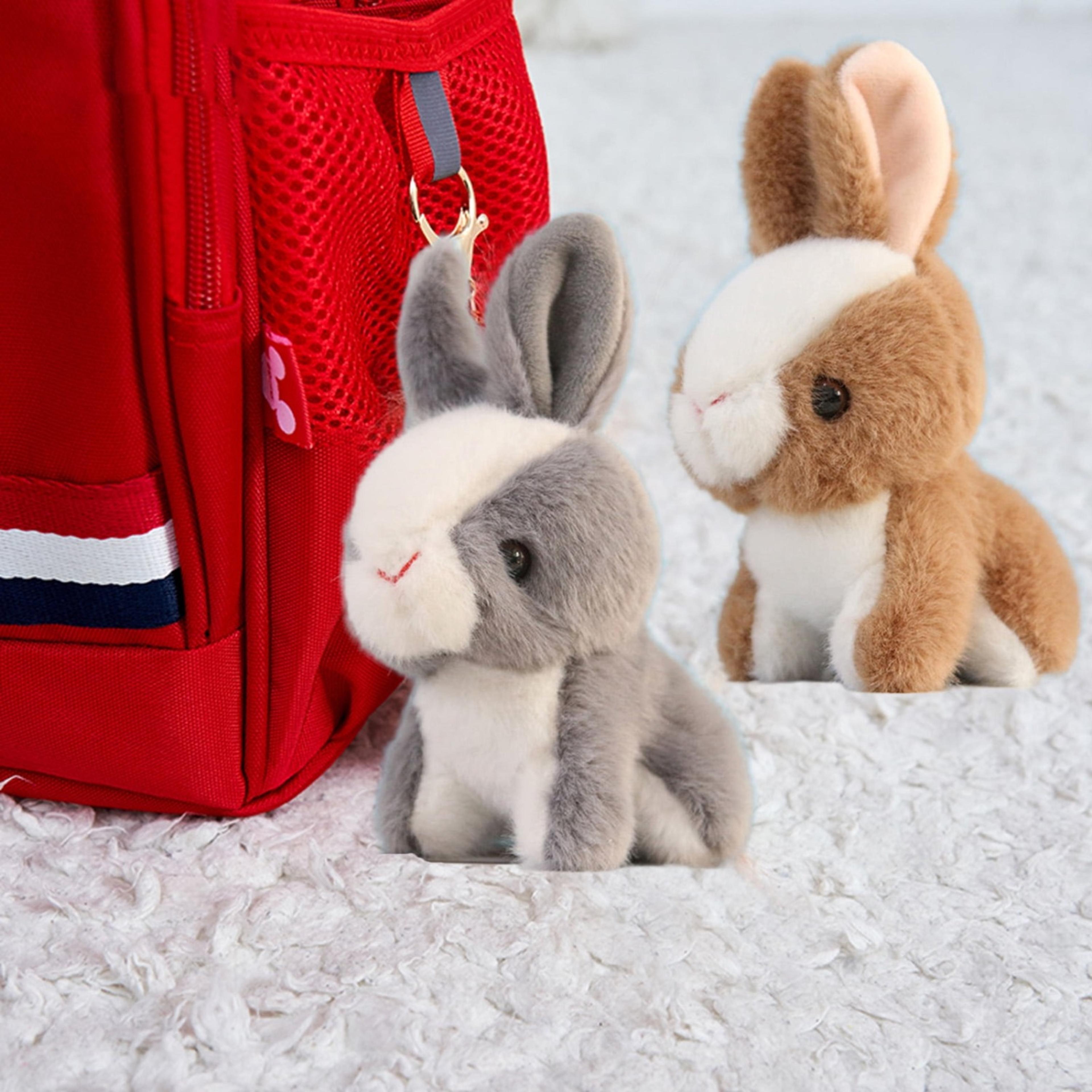 Plushie Handbag Ornament Pendant Ultrasoft Stuffed Animal Plush Bunny Rabbit Toy For Kids Girl Love 3