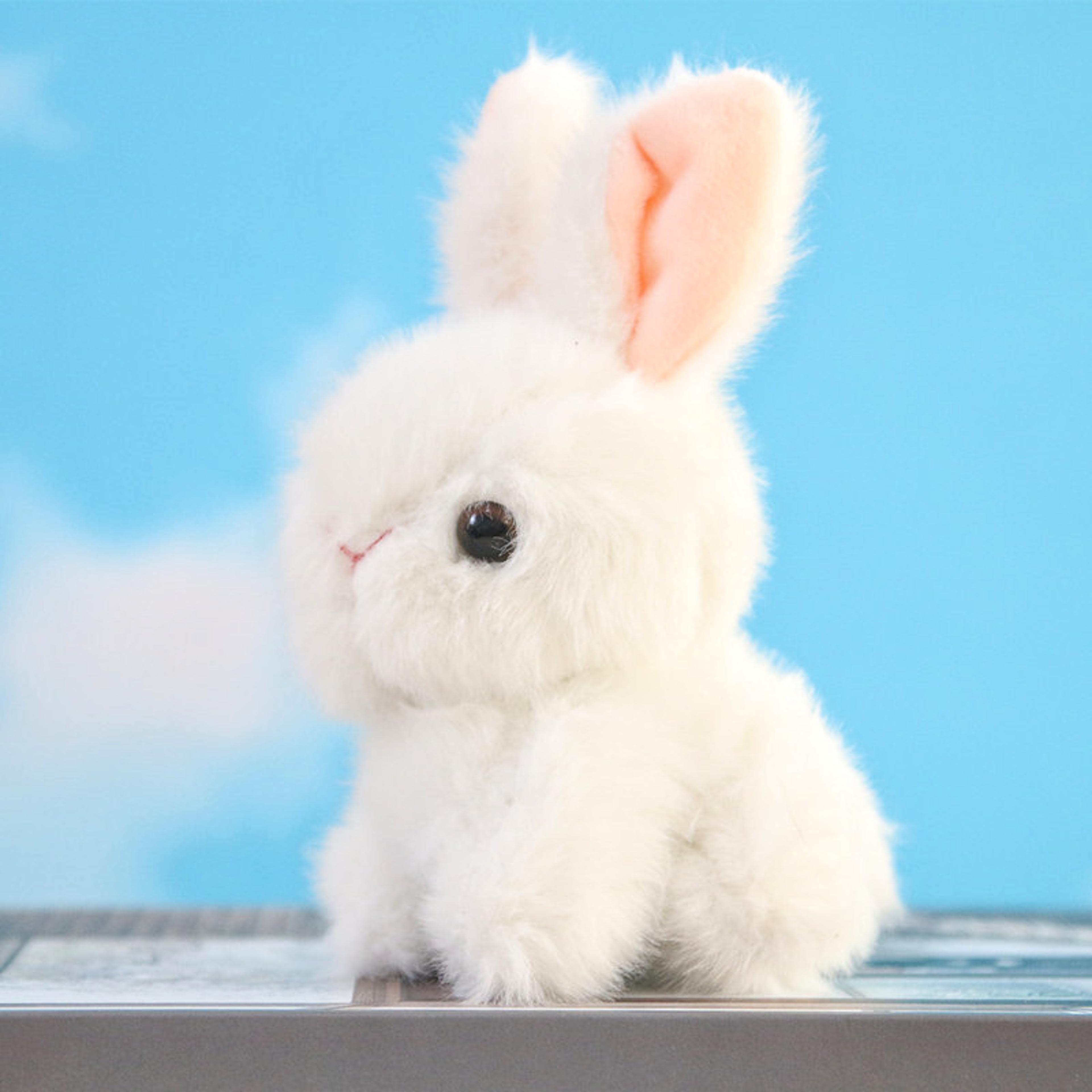 Plushie Handbag Ornament Pendant Ultrasoft Stuffed Animal Plush Bunny Rabbit Toy For Kids Girl Love 7