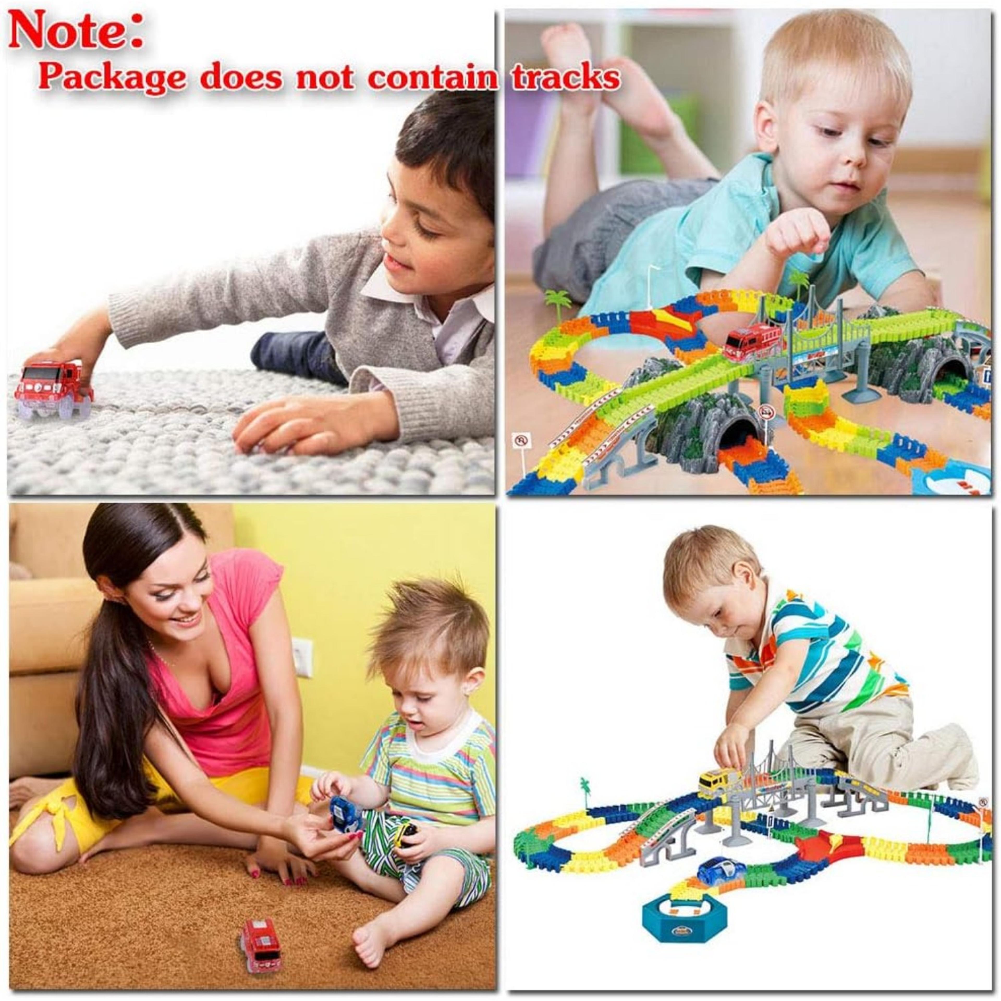 Tracks Cars Only Replacement Flex Race Cars Magic Tracks LED Lights Up For Kids Glow In The Dark Ca 5