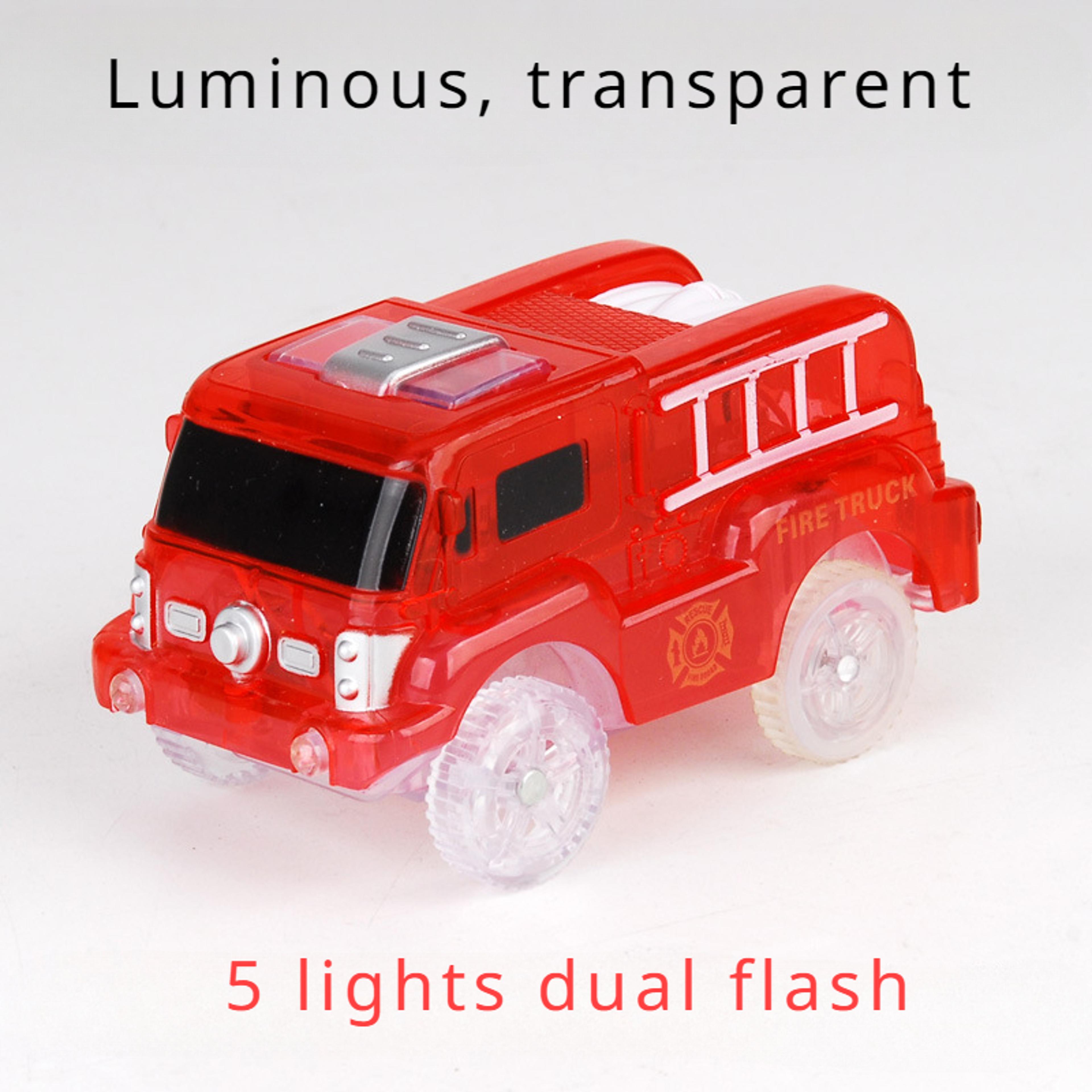 Tracks Cars Only Replacement Flex Race Cars Magic Tracks LED Lights Up For Kids Glow In The Dark Ca 6