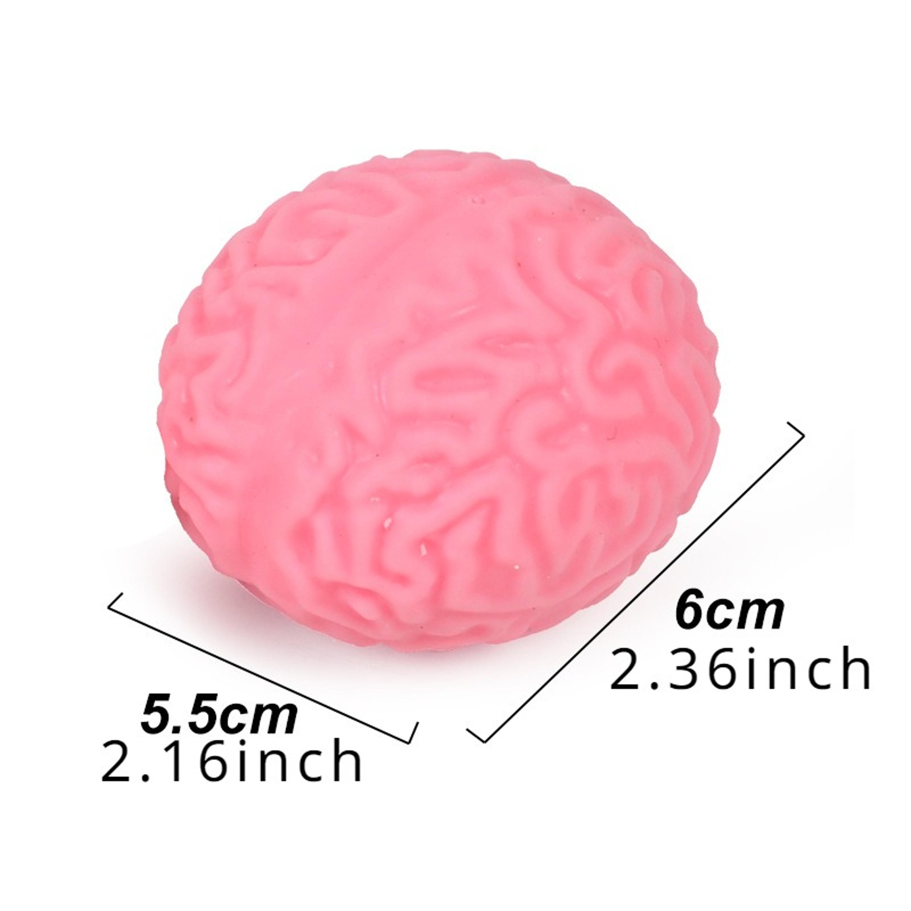 Mini Brain Squishy Squeeze Ball  Fun Stress Relief Toy For Teens And Adults Perfect For Party Favor 1