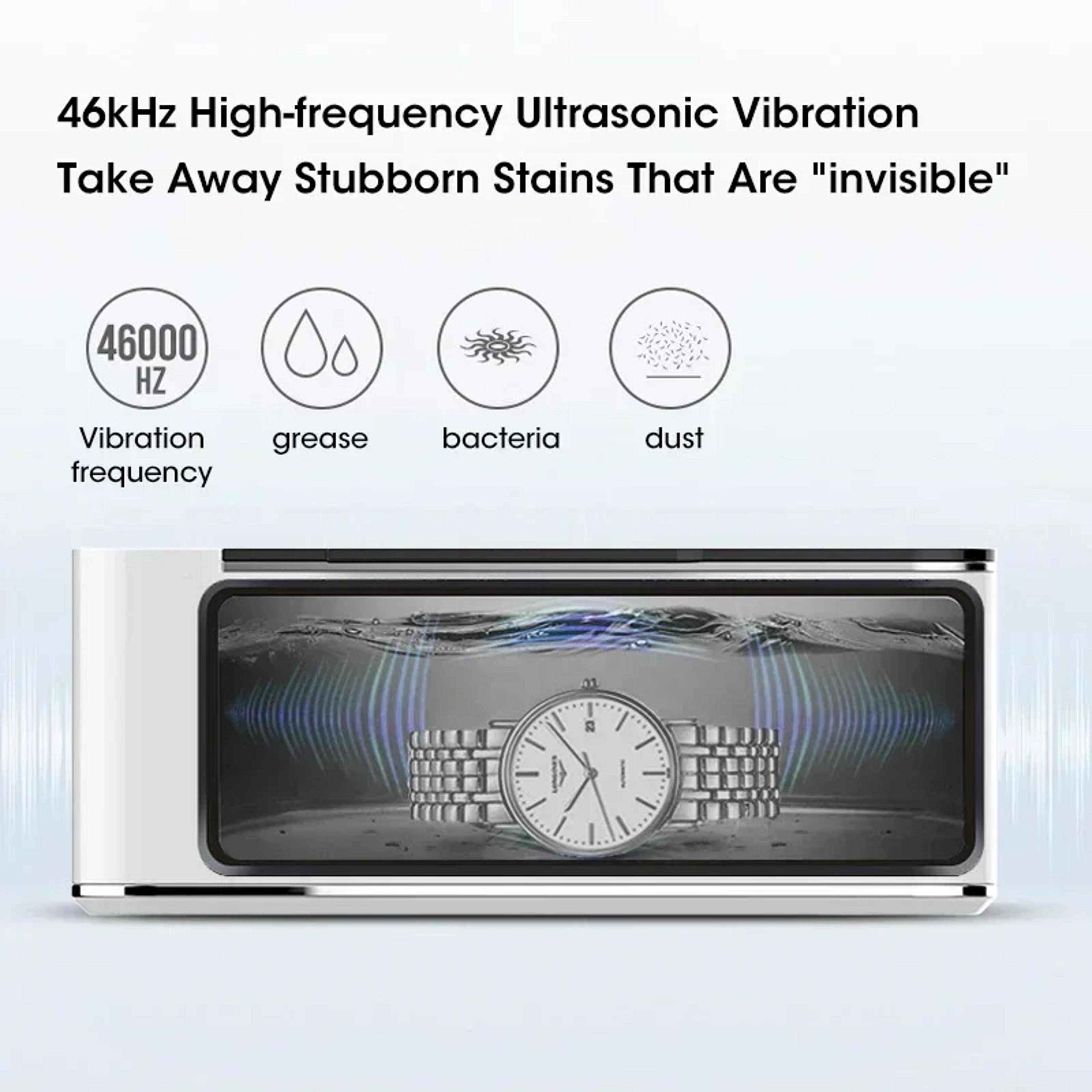 Powerful 50W Ultrasonic Cleaner For Jewelry And Glasses 3