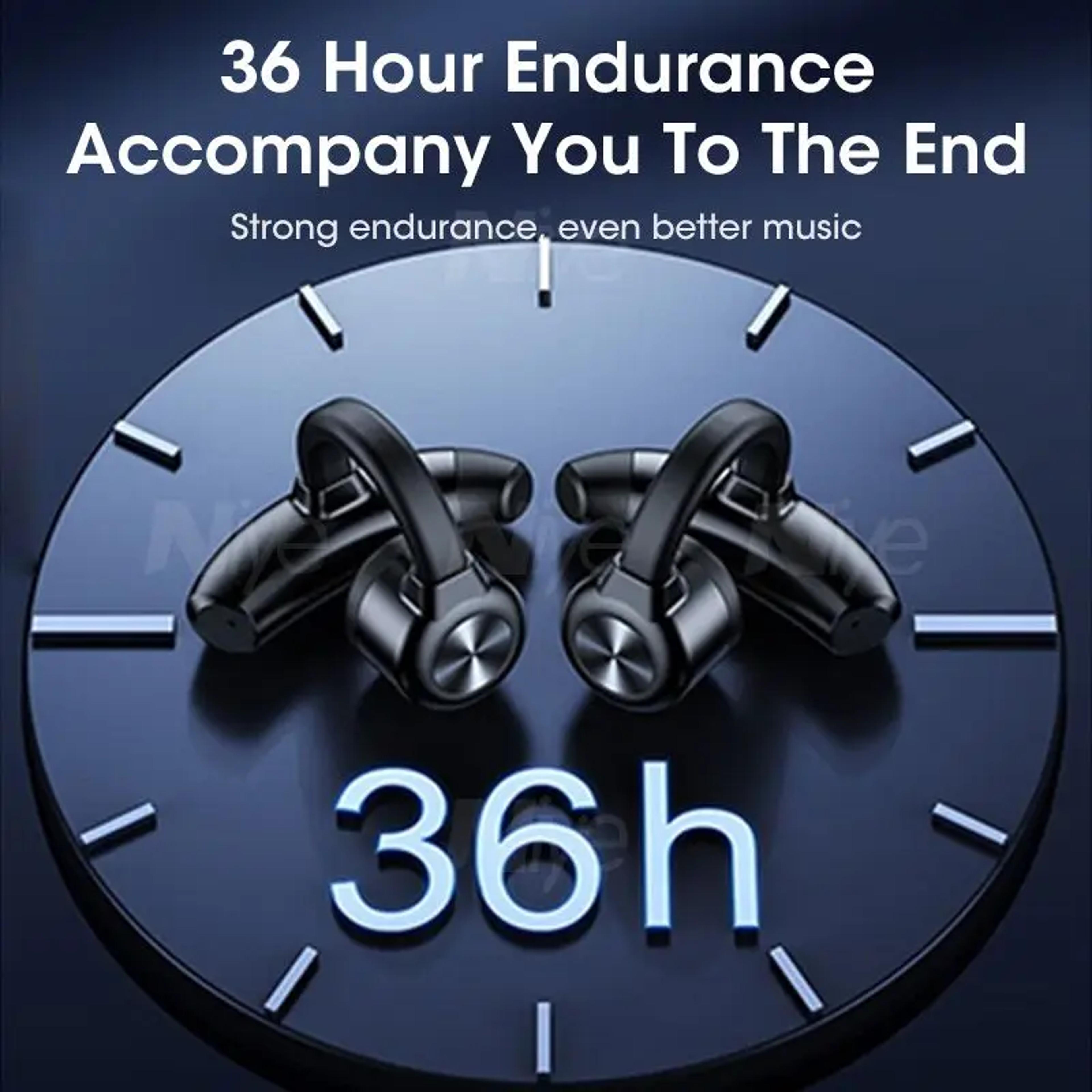 Real Bone Conduction Wireless Earphones  Bluetooth TWS Headphones For Sports  Running  Comfortable  5
