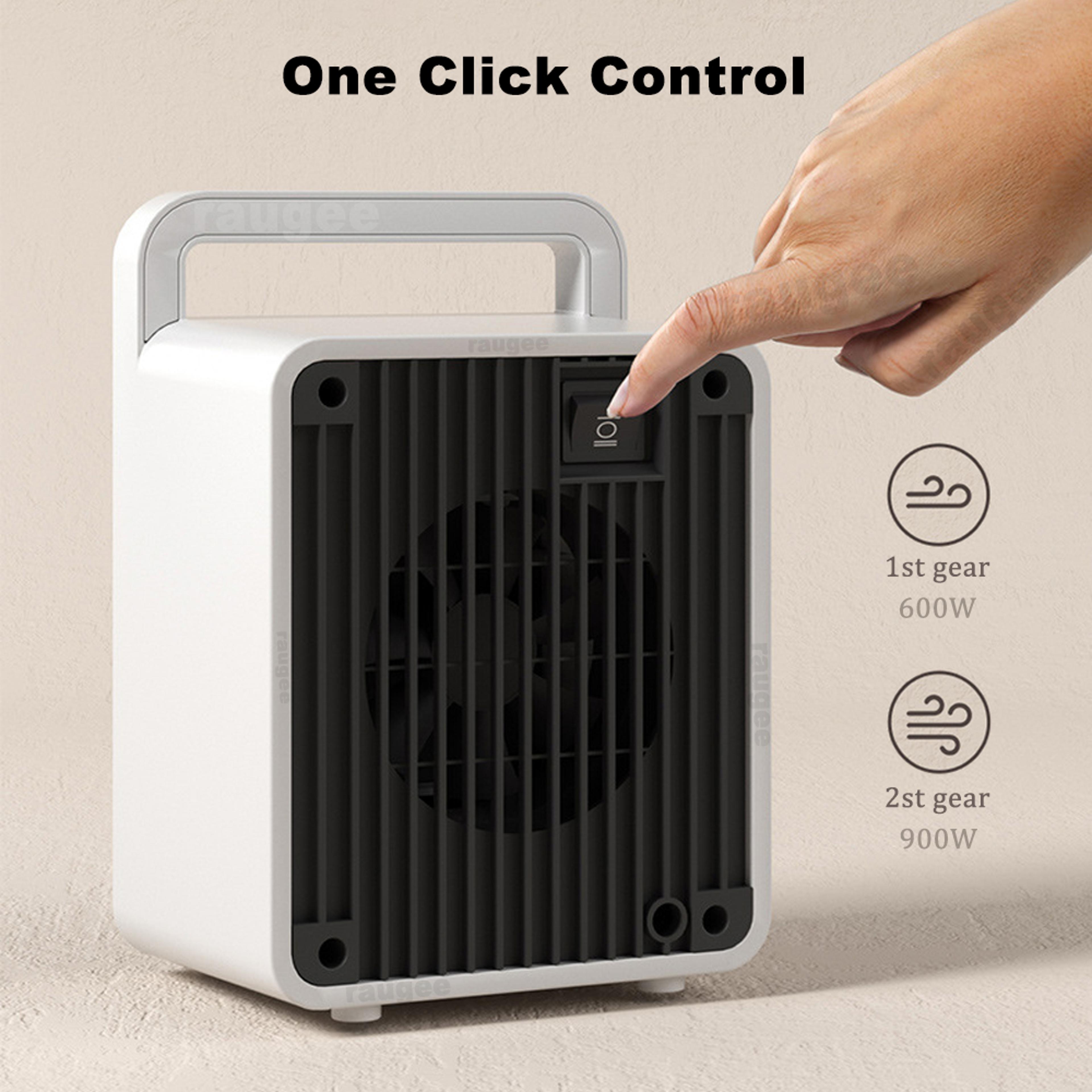 Electric Space Heater  Portable PTC Hot Air Blower For Home  Bathroom Mini Desktop Heater 0