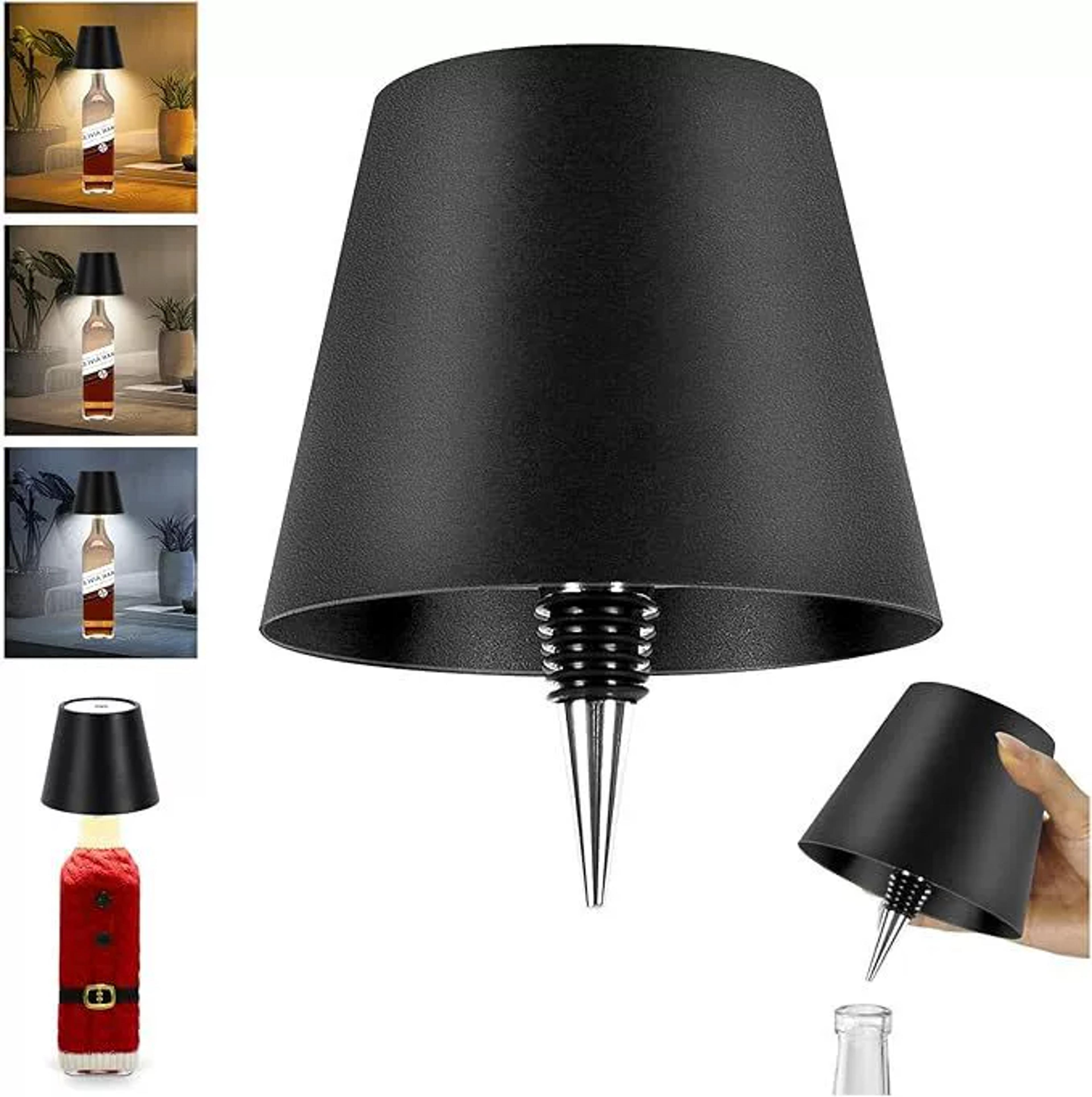Wireless Bottle Table Lamp  Touch Control Colors  Stepless Dimming Night Lamp For Outdoor Bars Wine 7