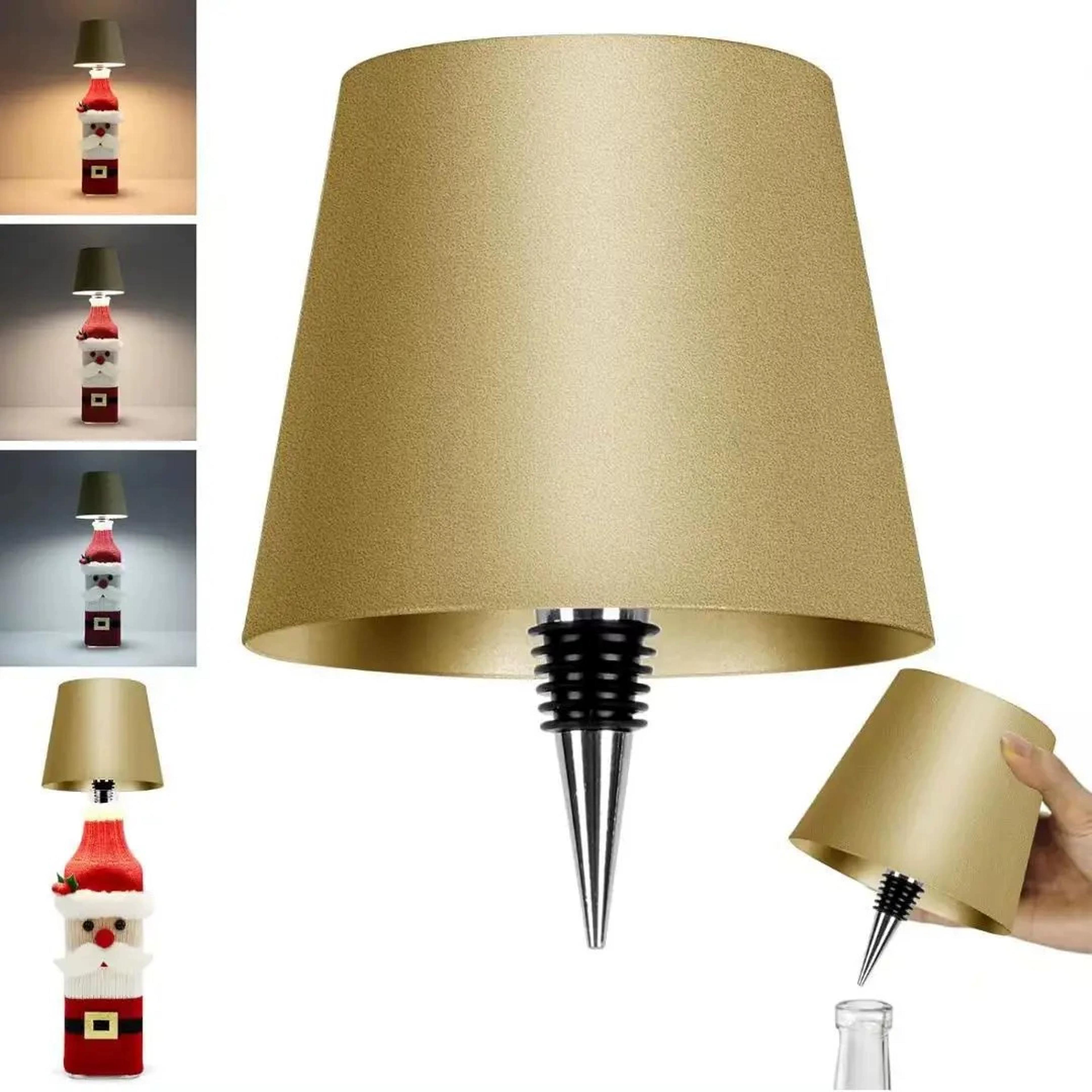 Wireless Bottle Table Lamp  Touch Control Colors  Stepless Dimming Night Lamp For Outdoor Bars Wine 8