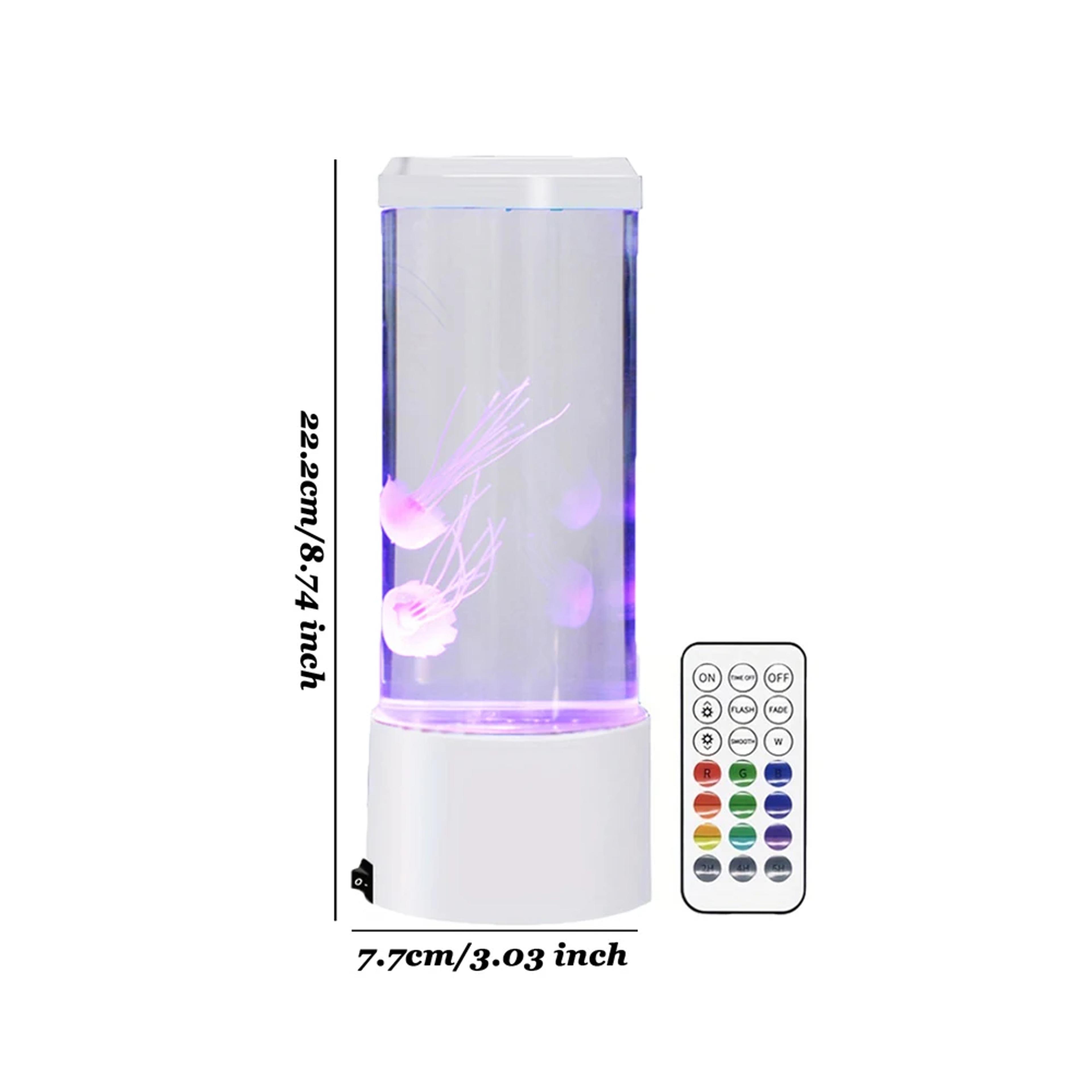 Jellyfish Aquarium Lamp With LED Color Changing Remote Control  Colors Night Light  Home Decor 7