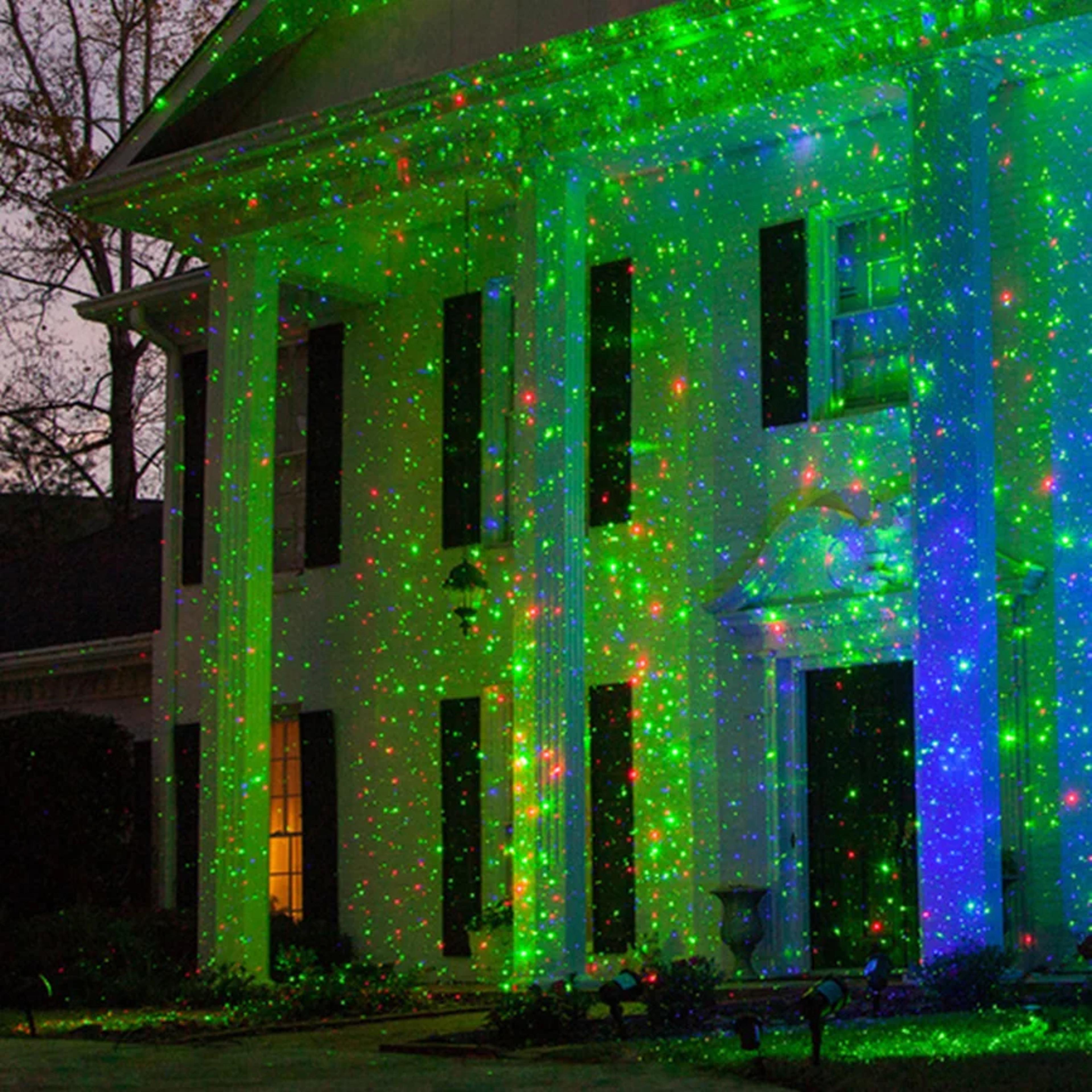 Moving Full Sky Star Laser Projector Lamp  Outdoor Red  Green Christmas Party LED Stage Light 3