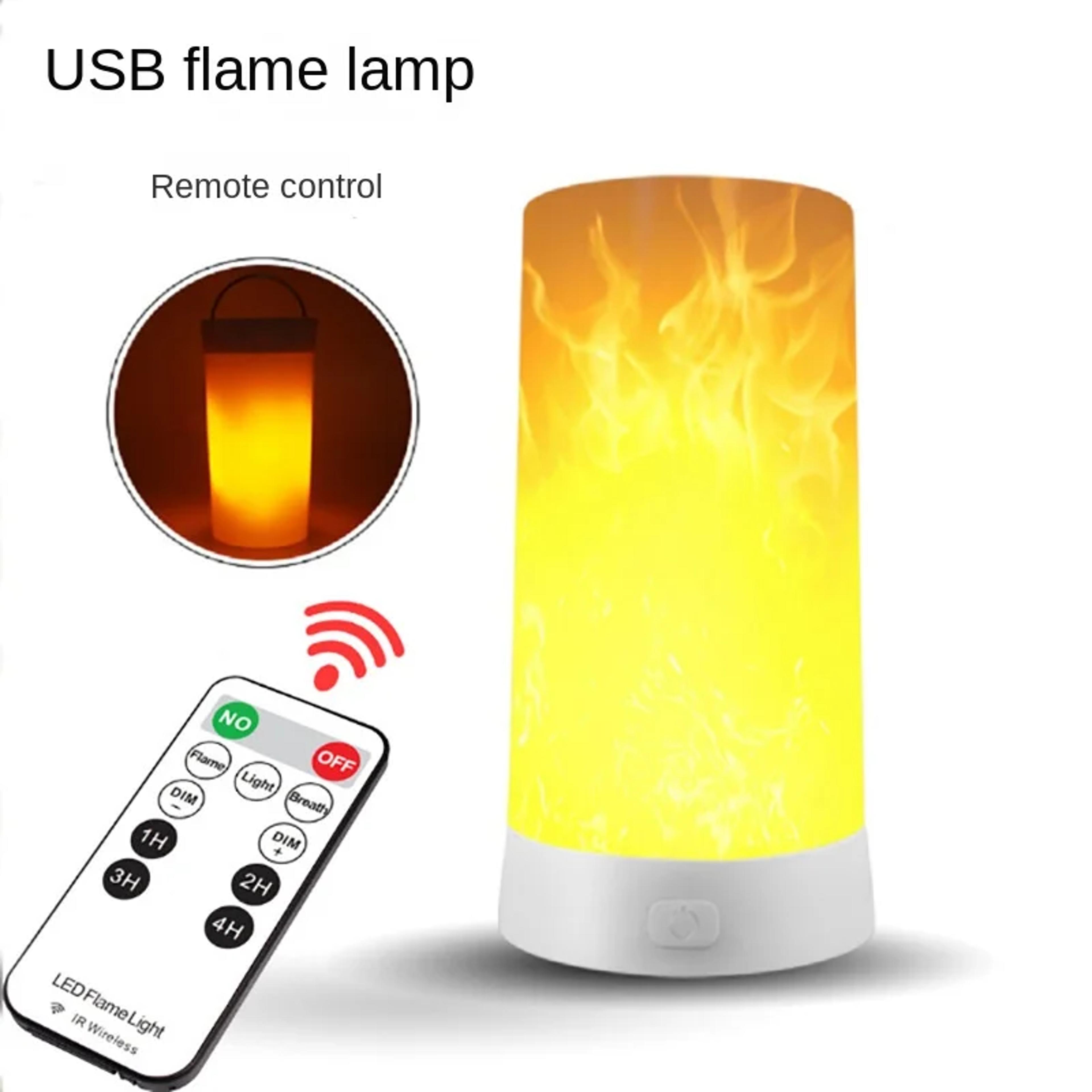 Flame Effect LED Lava Lamp  Ambient Light For Home Bar Bedroom  Special Occasions 6