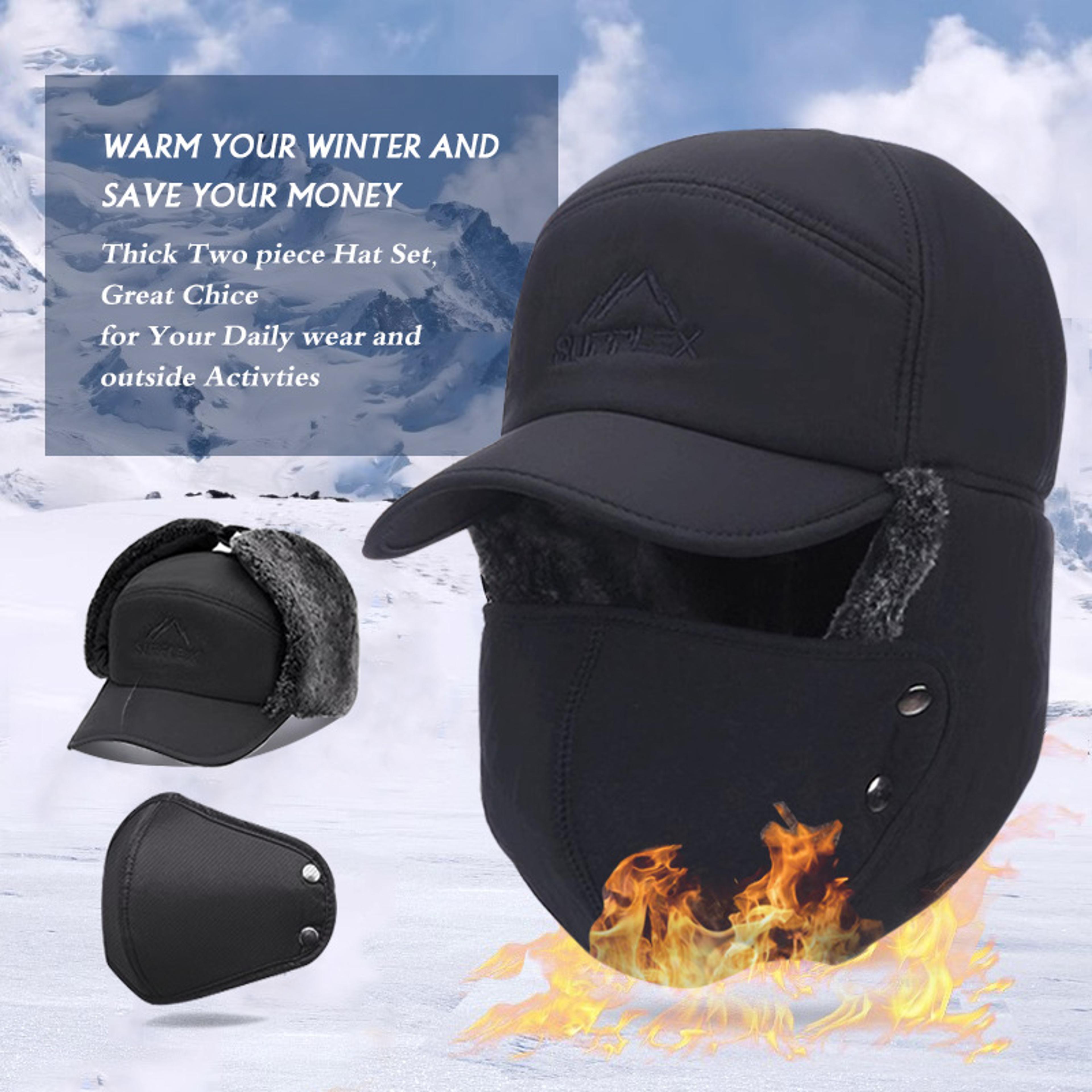Winter Warm Thickened Artificial Fur Baseball Hat For Men And Women  Soft Extreme Cold Fishing Hat  0