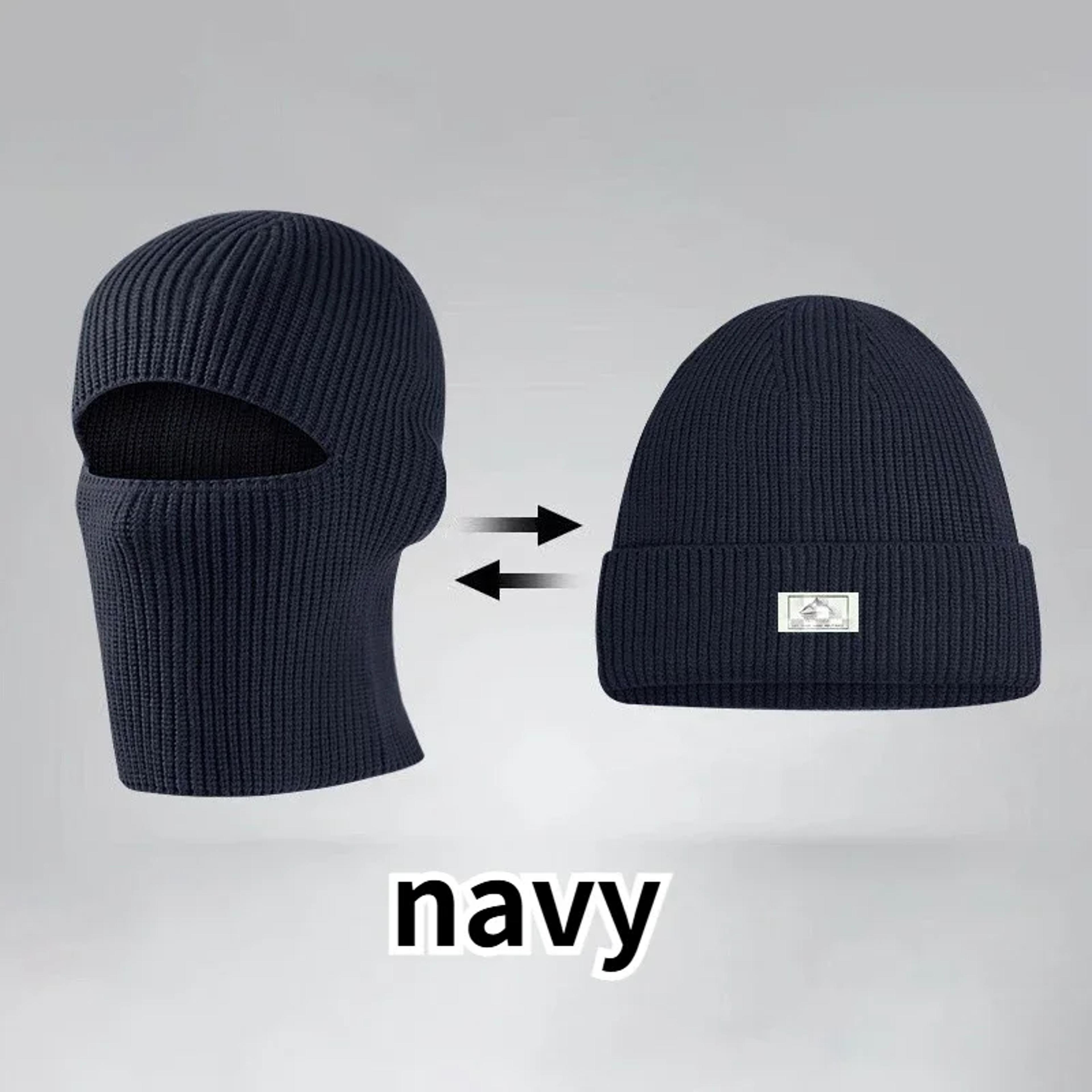 Winter Balaclava Beanie Hat With Full Face Mask  Warm Ski Tactical Cycling Cap For Men And Women  O 8
