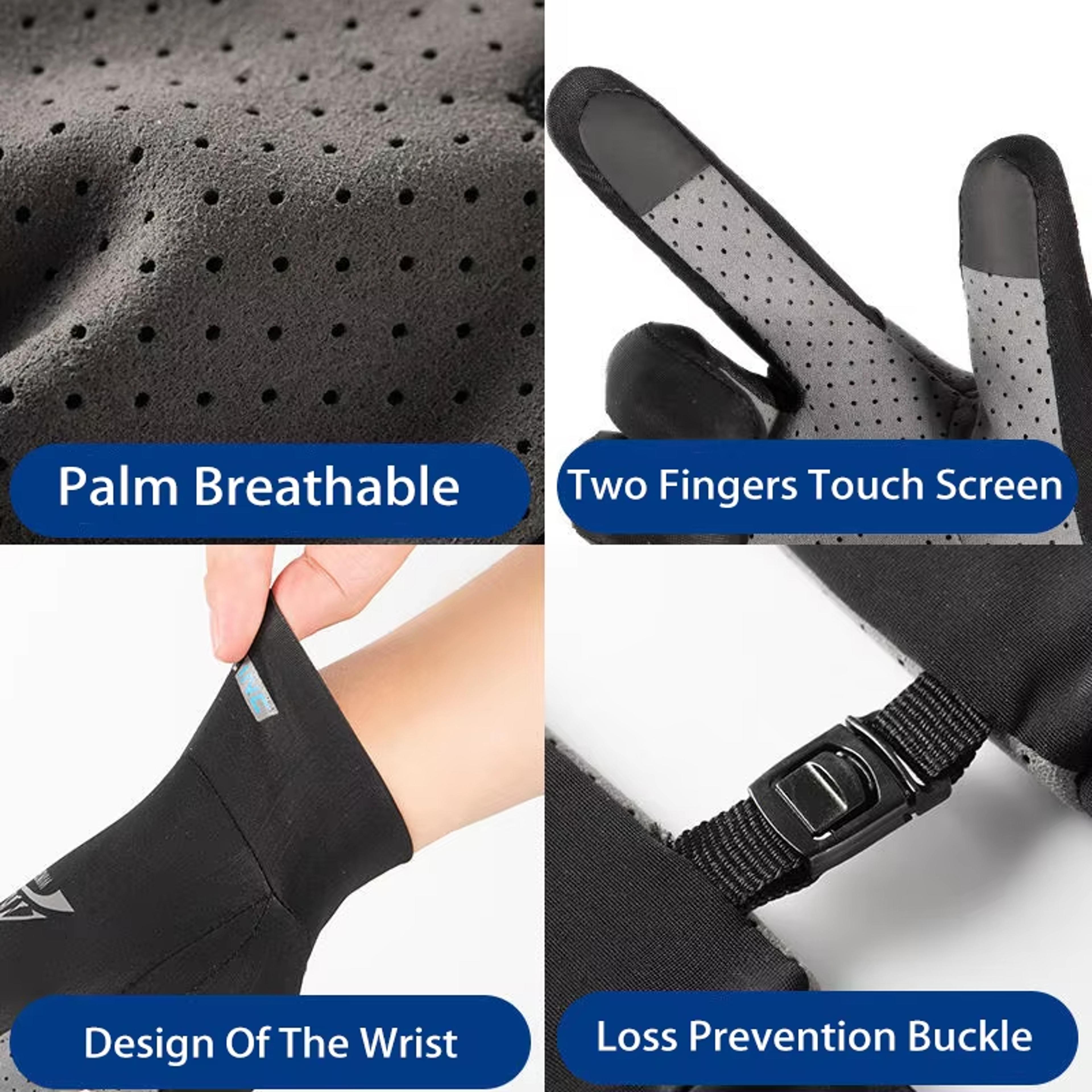 Breathable Ice Silk Full Finger Gloves For Sun Protection  AntiSlip Gloves For Riding Fishing And K 2