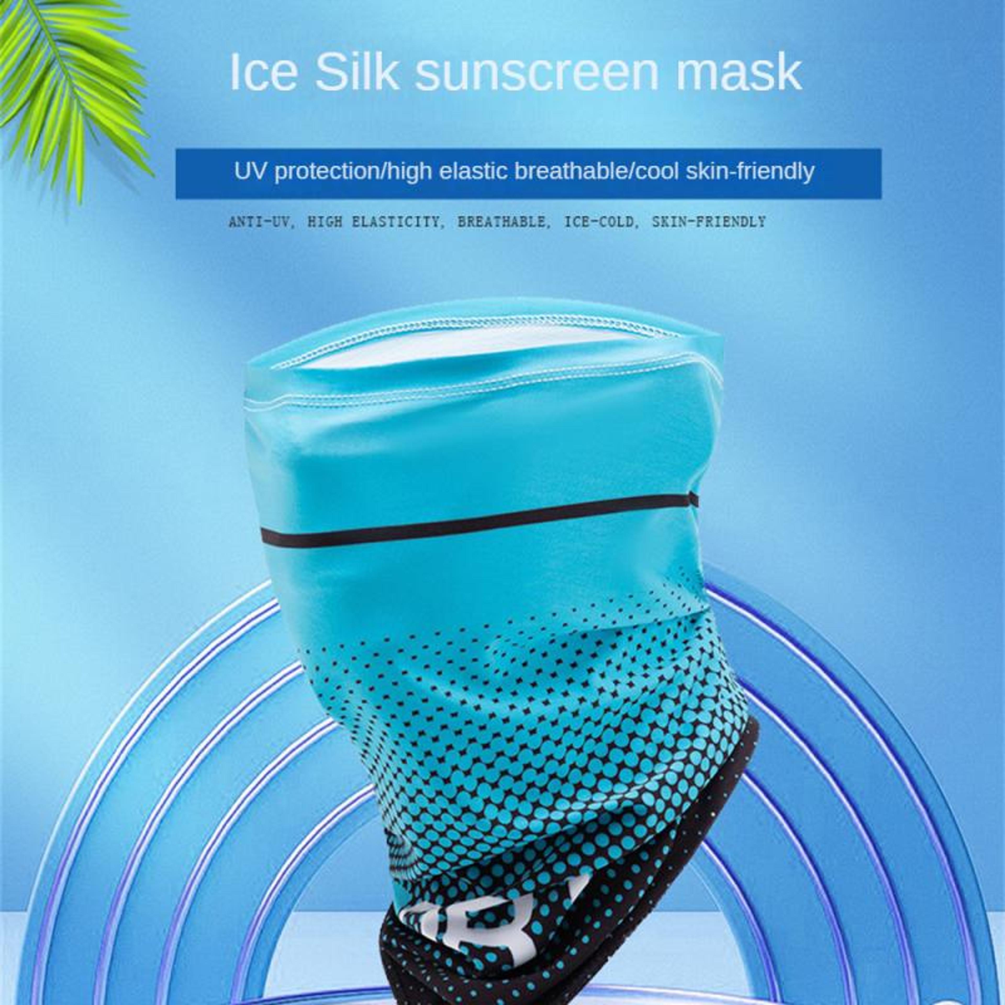 Ice Silk Cycling Face Mask  Neck Scarf For Outdoor Protection 3