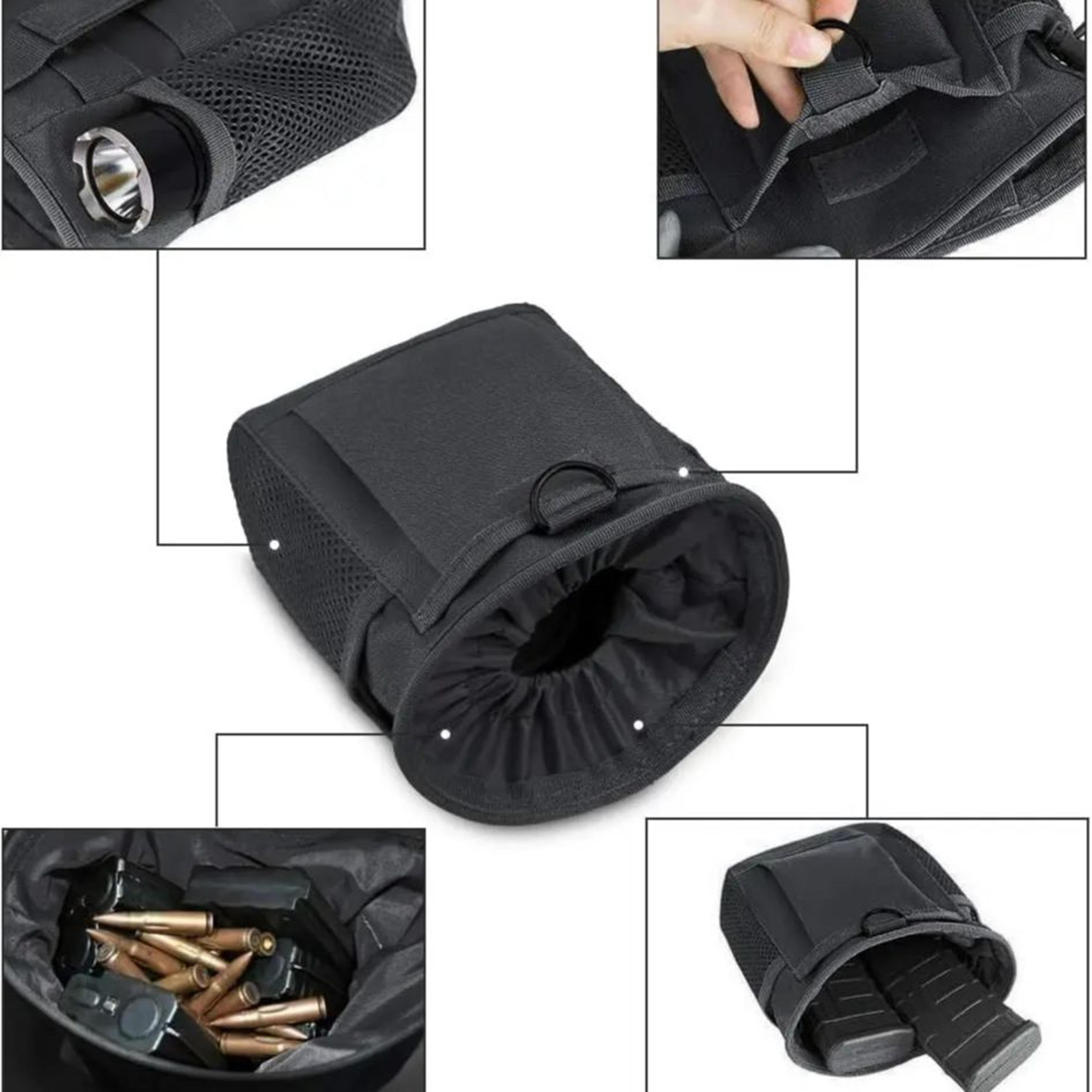 Outdoor Molle Drawstring Ammo Storage Pouch  Adjustable Utility Belt Fanny Pack For Magazine  Ammo 3