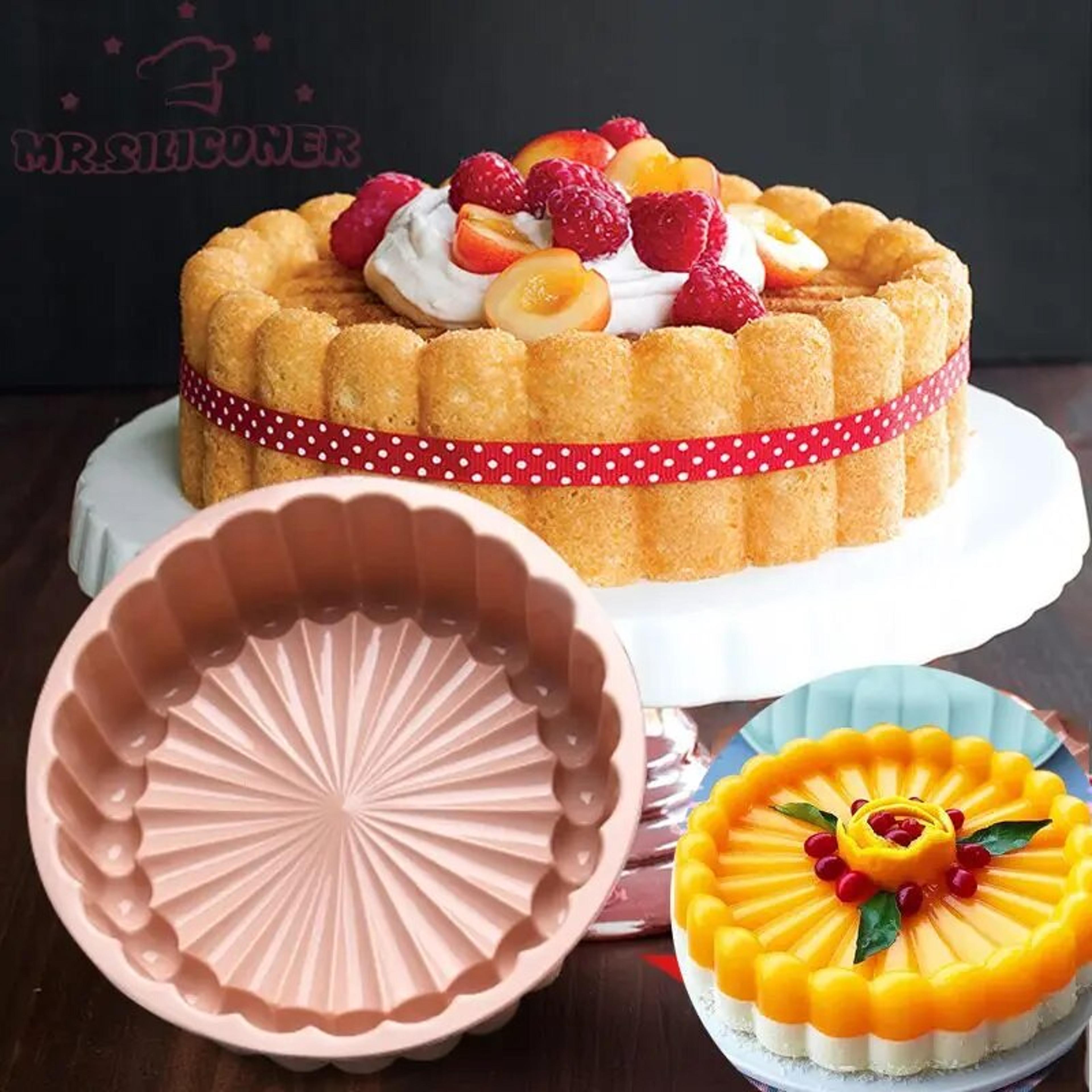 Silicone Sunflower Silhouette Cake Mold  MultiPurpose HighTemperature Resistant DIY Baking Tool 3