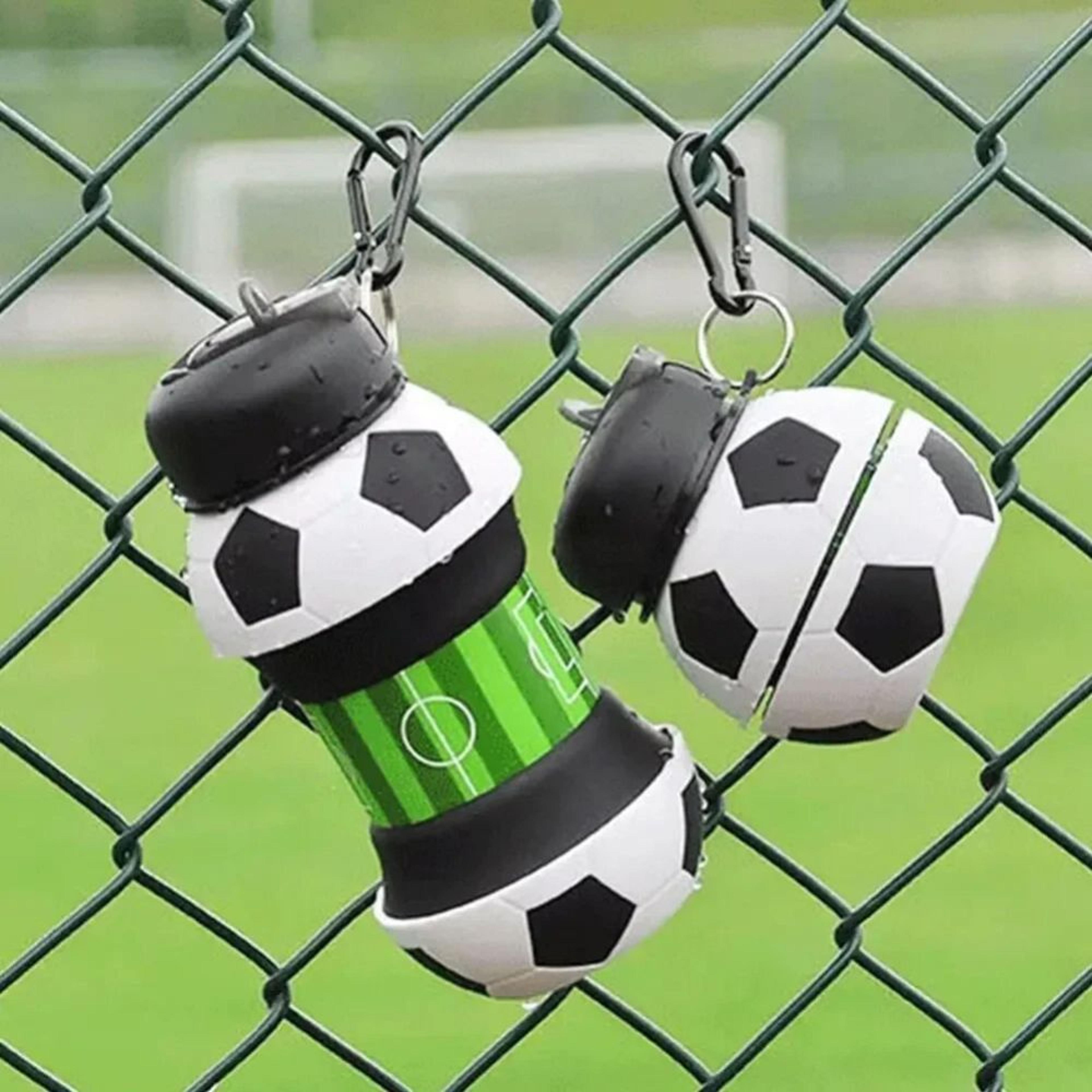 foldable leakproof water bottle for kids and sports – portable, durable, and compact for basketball, football, tennis