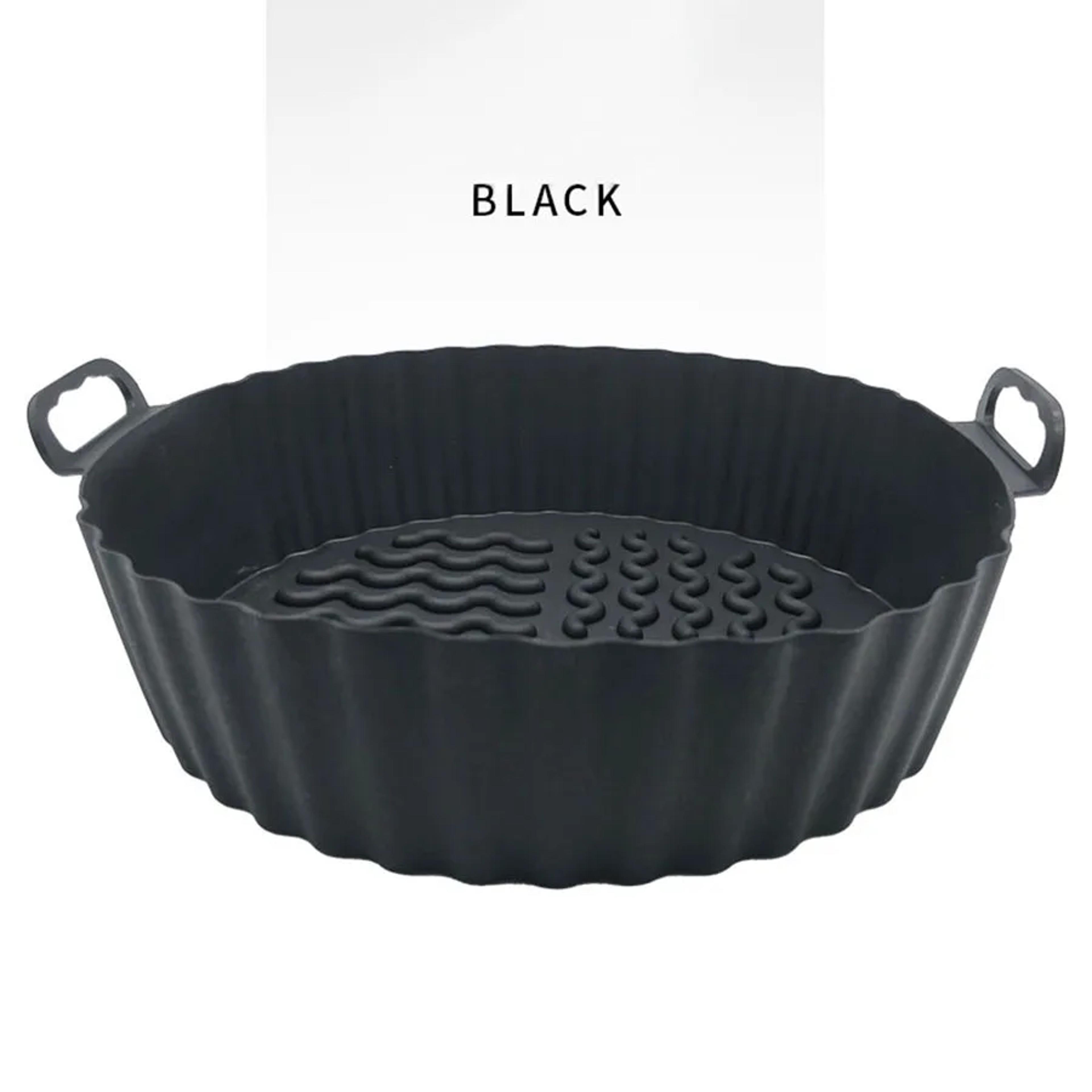 Reusable Air Fryer Silicone Liners  NonStick  FoodSafe Silicone Pot For Air Fryer Basket 3