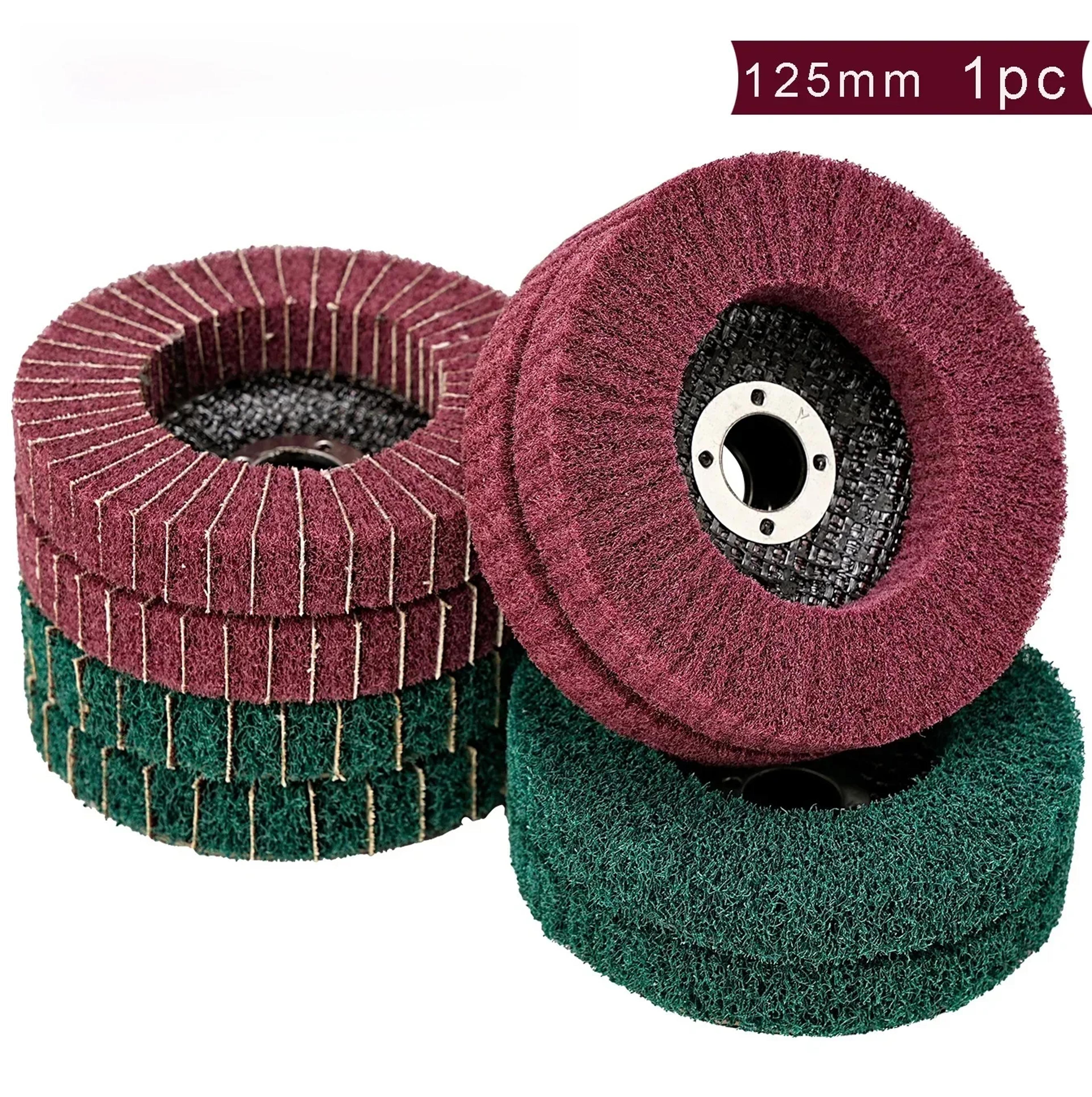 Nylon Fiber Flap Polishing Wheel Disc For Angle Grinder  Ideal NonWoven Grinding Wheel For Metal  W 0