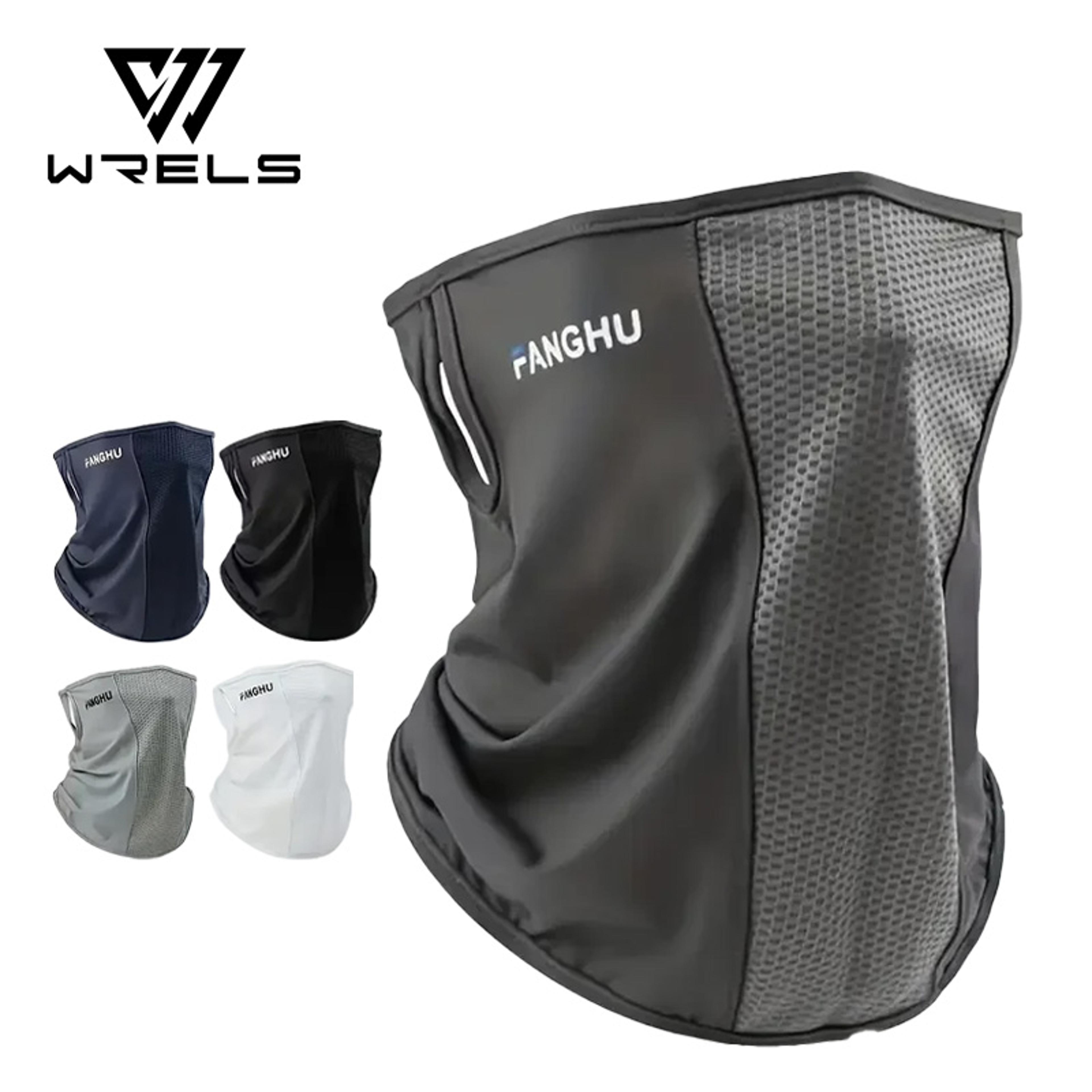 cycling masks breathable ice silk neck balaclava for hiking, outdoor, and sports – cool, windproof face scarf