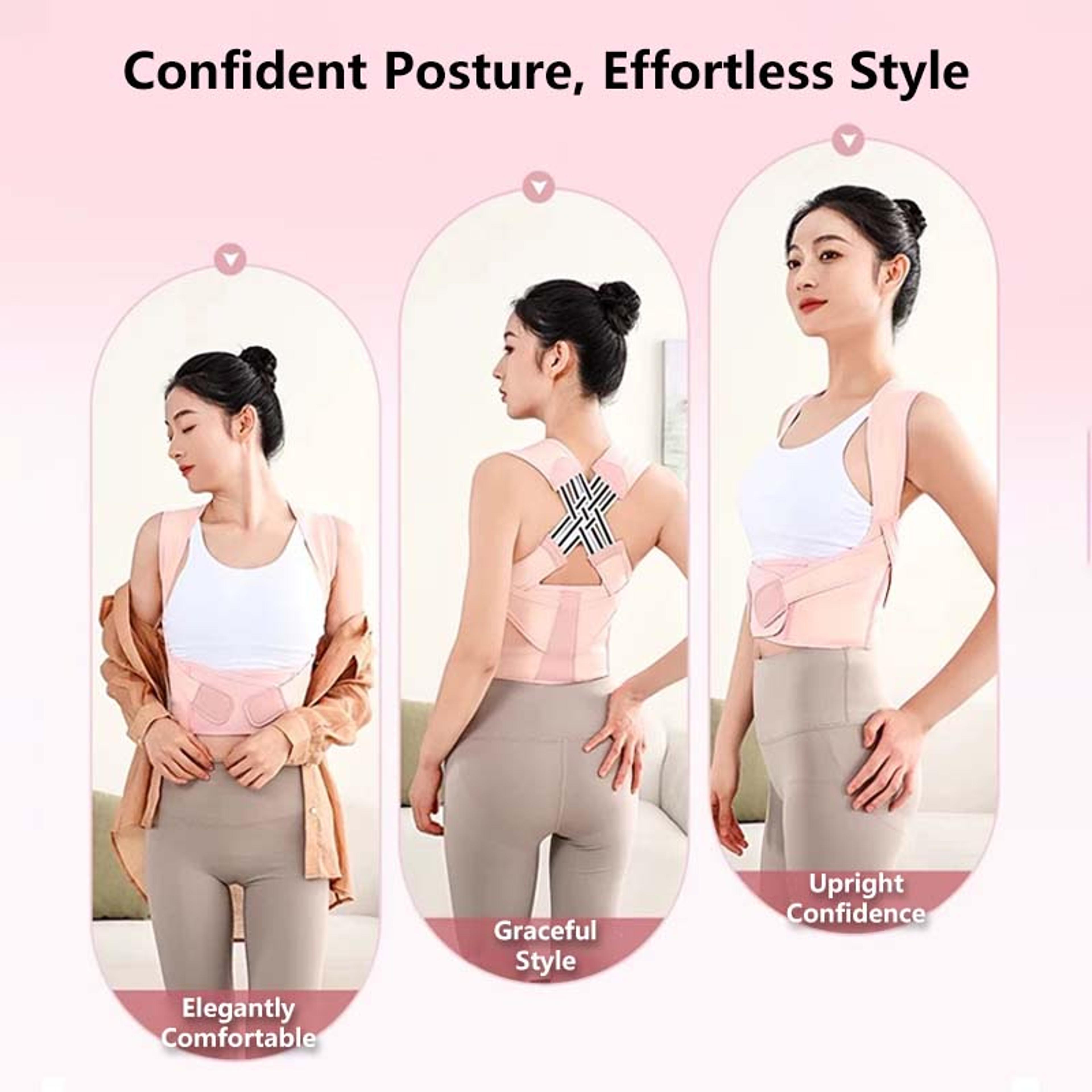 Adjustable Posture Corrector Back Support Belt  Improve Spine Alignment  Abdominal Waist Correction 3