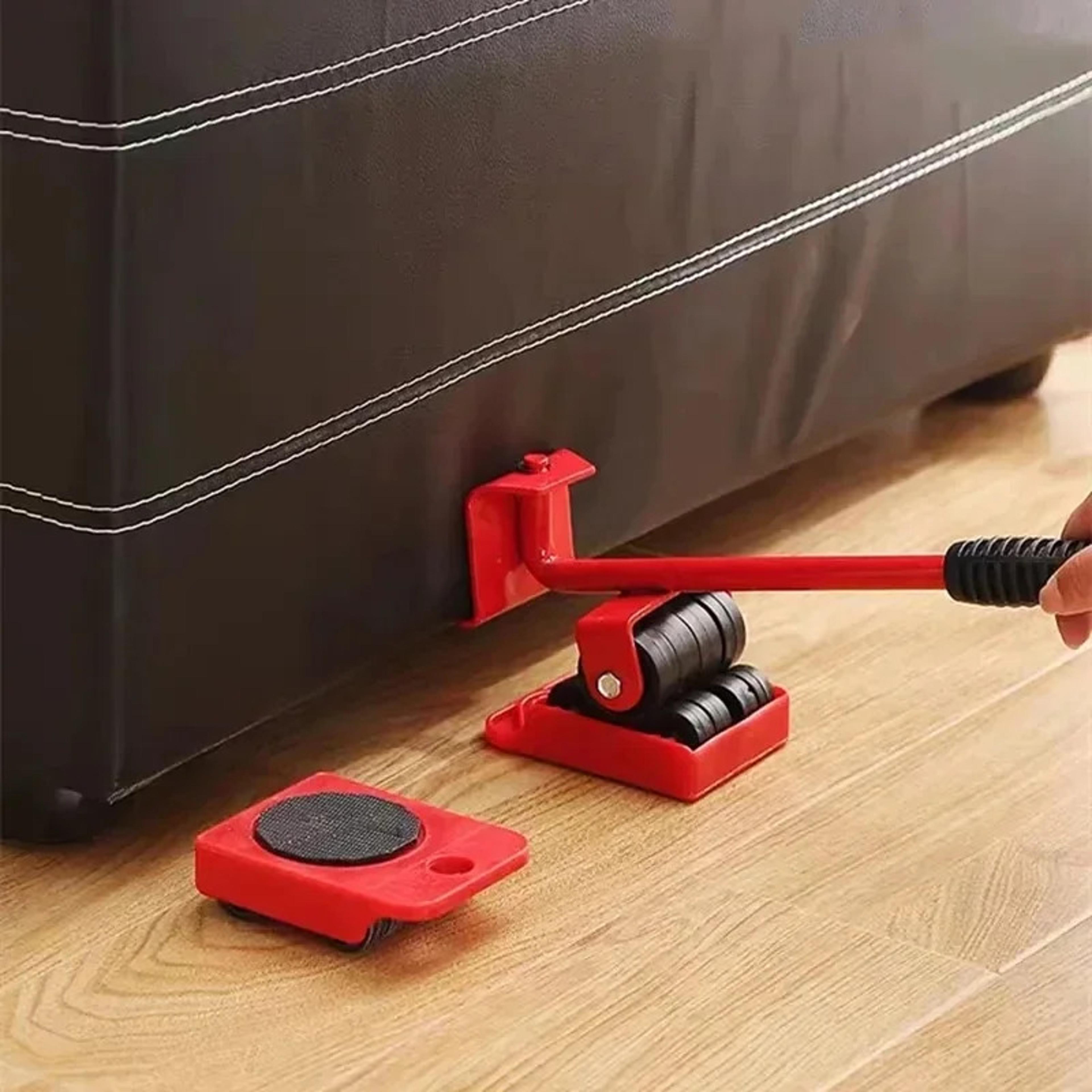 heavy duty furniture mover set -multipurpose roller sliders for easy lifting & hardwood floor protection