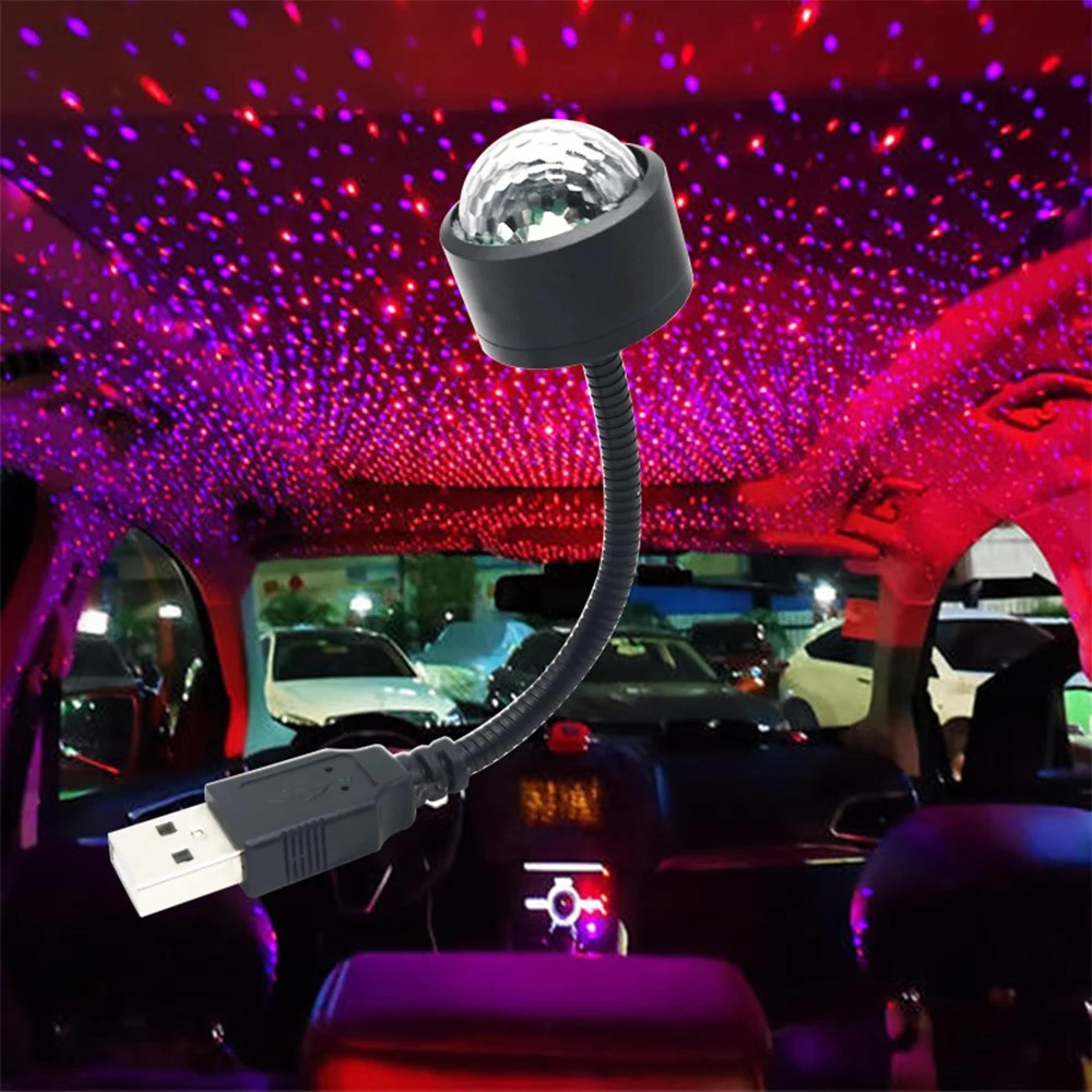 mini led car roof star projector – usb decorative atmosphere galaxy lamp for auto roof ceiling