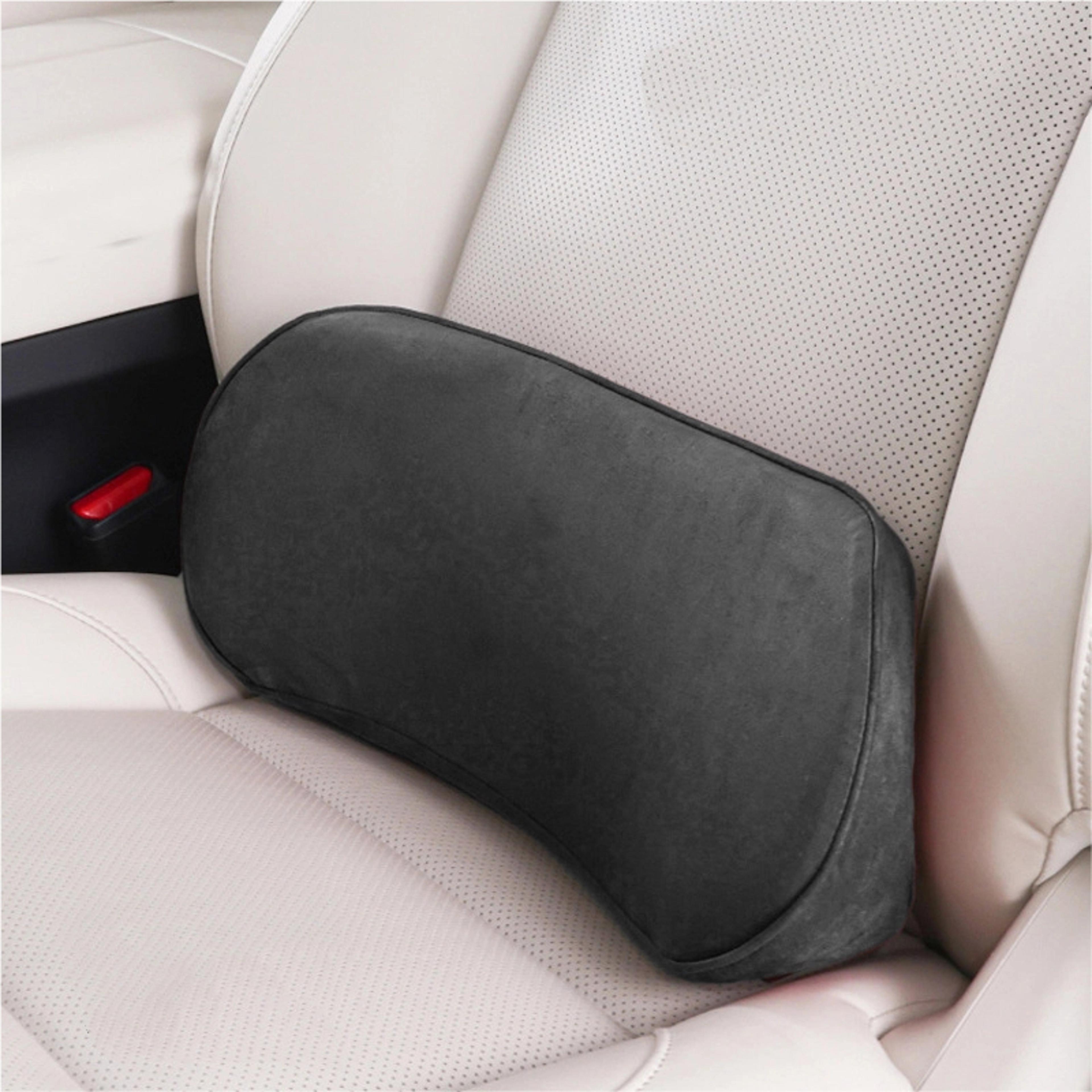memory foam lumbar support cushion for car – comfort seat backrest pillow for driver and travel
