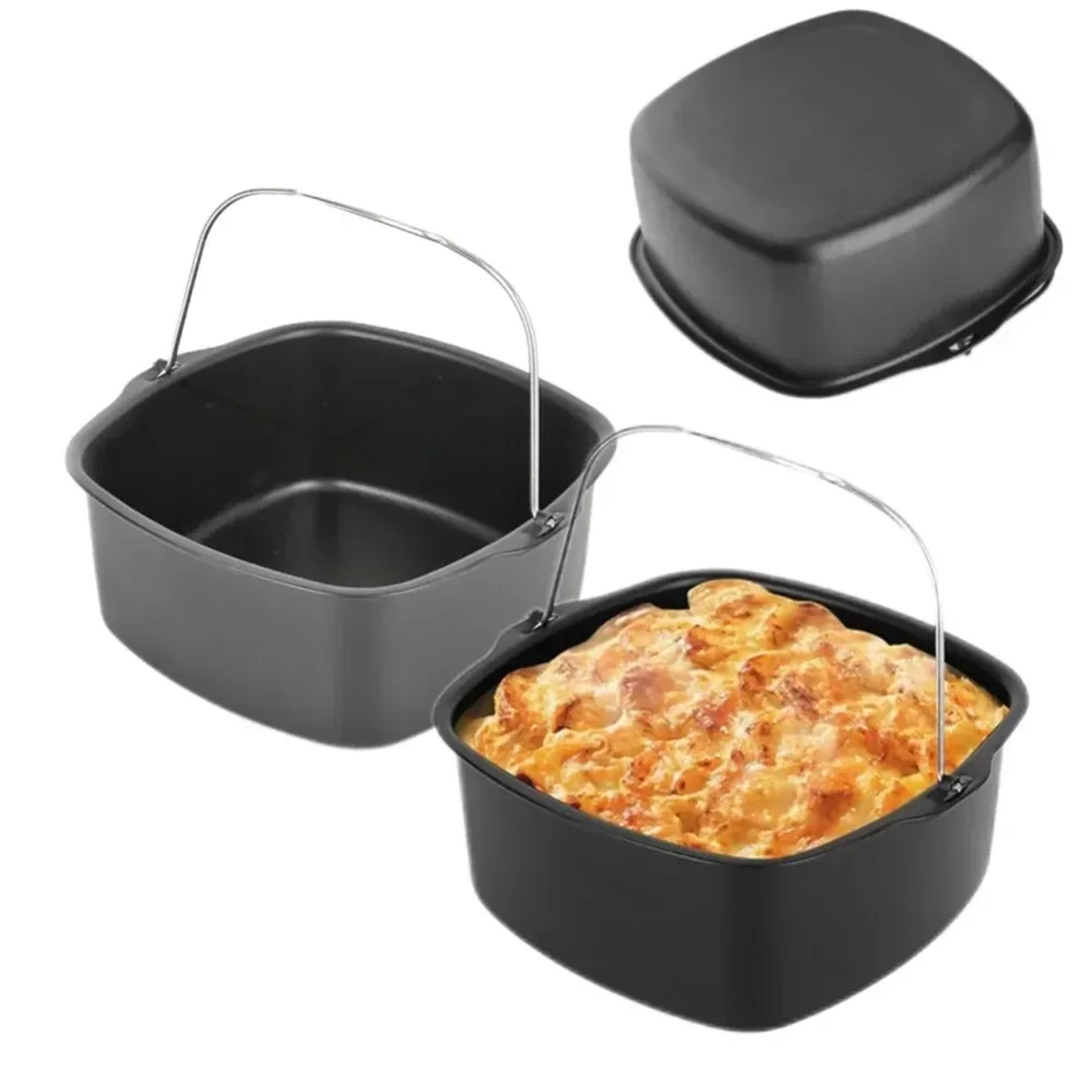 air fryer non-stick cake baking tray for philips – baking dish pan for air fryer kitchen accessories