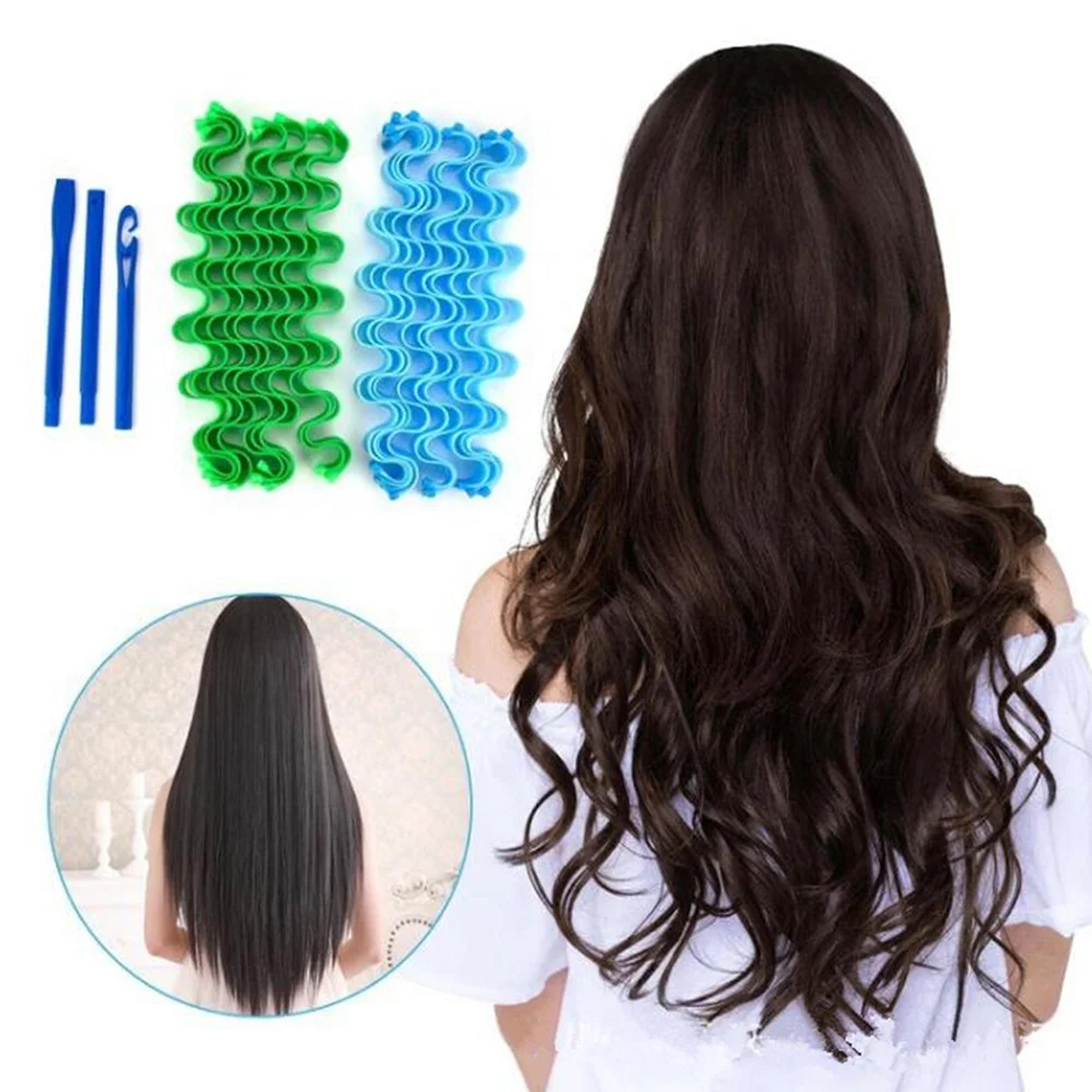 Heatless Hair Curlers  No Heat Curling Rod Roller Sticks For Soft Curls And Waves 4