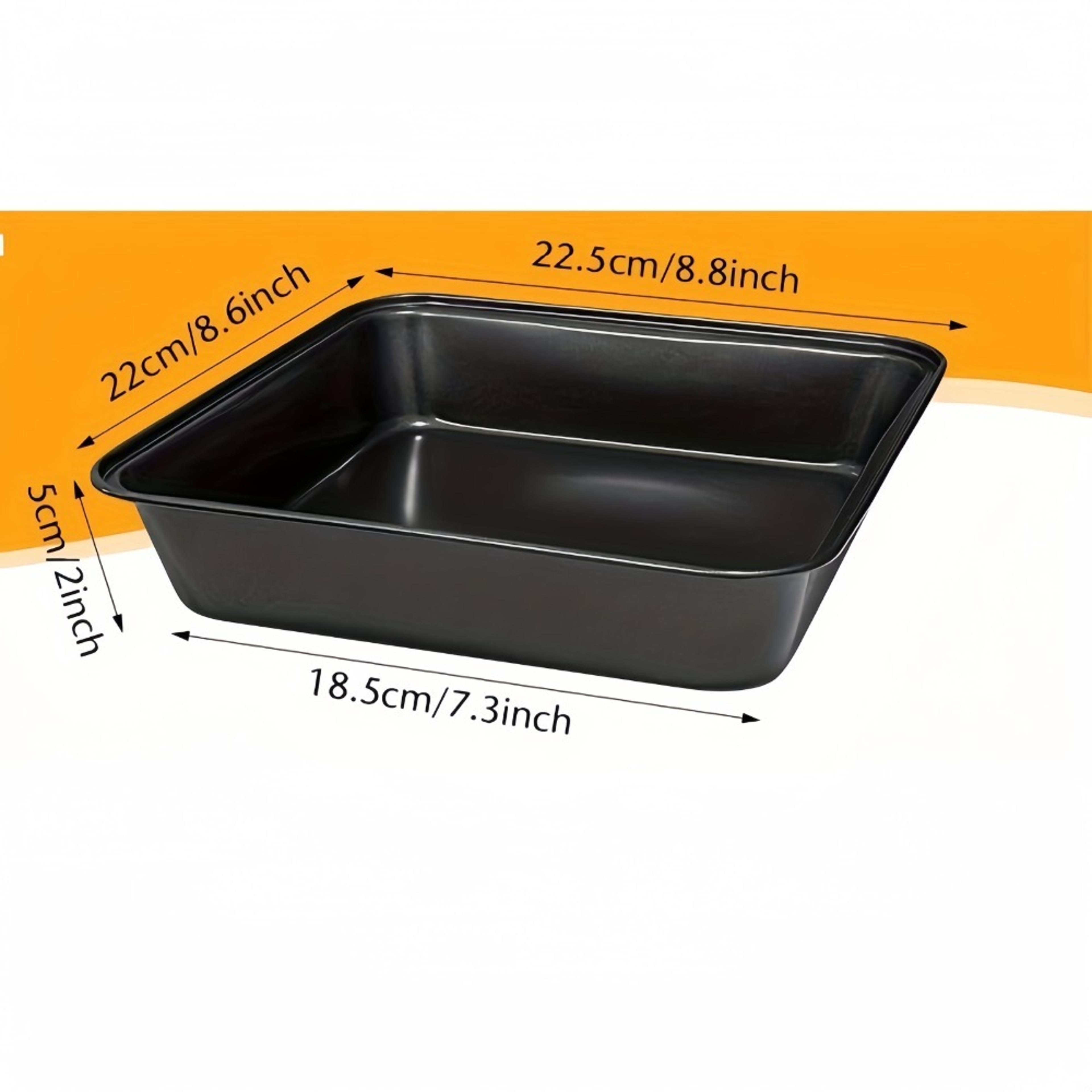 Nonstick Carbon Steel Roasting Pan  Rustproof Baking Tray For Bread  Cake 6