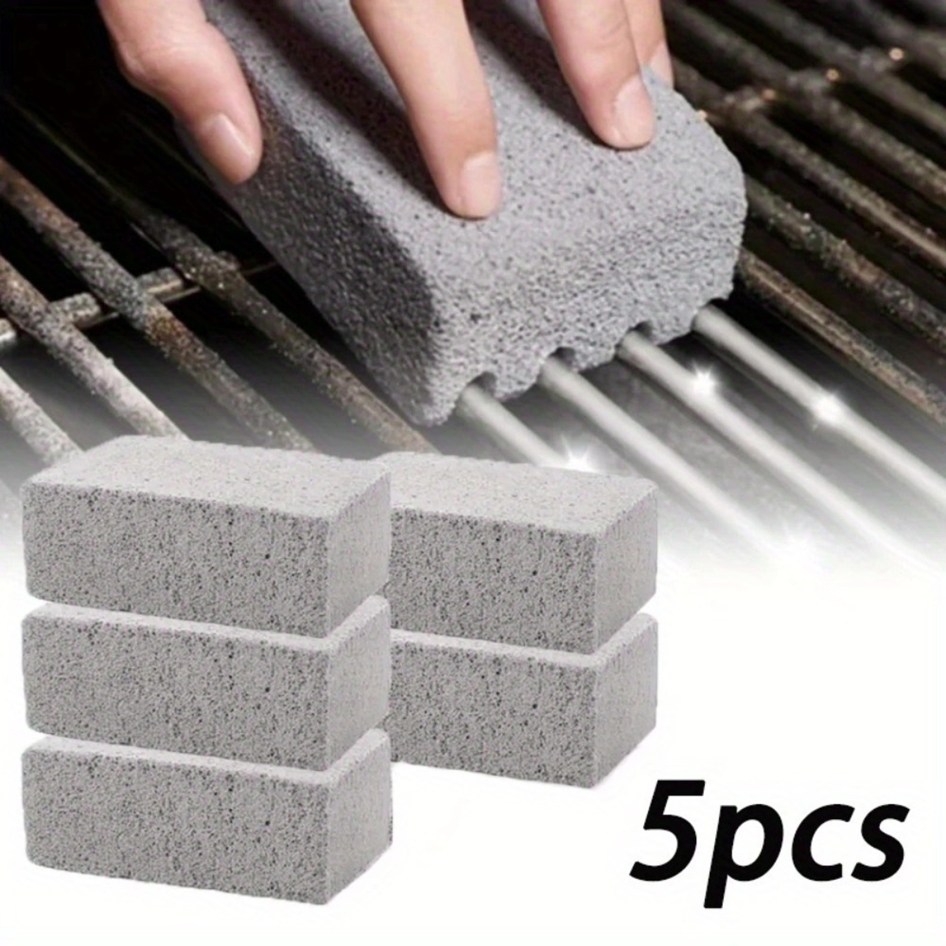 BBQ Cleaning Brick Set  Pumice Stone Grill Plate Cleaner For Grease And Grime 1