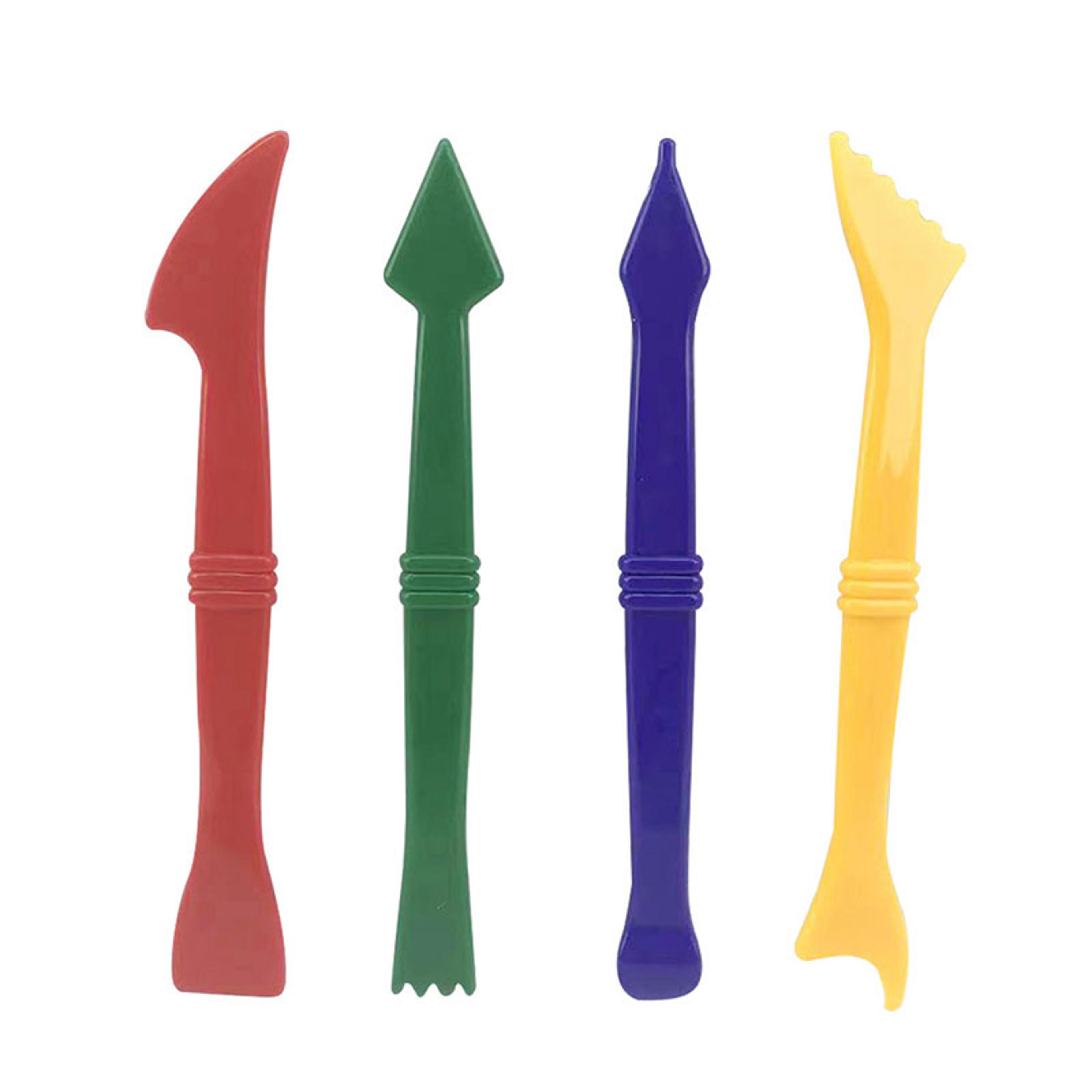 Play Dough Accessories Set For Kids  Molds Cutters Rolling Pins  Clay Tools 6