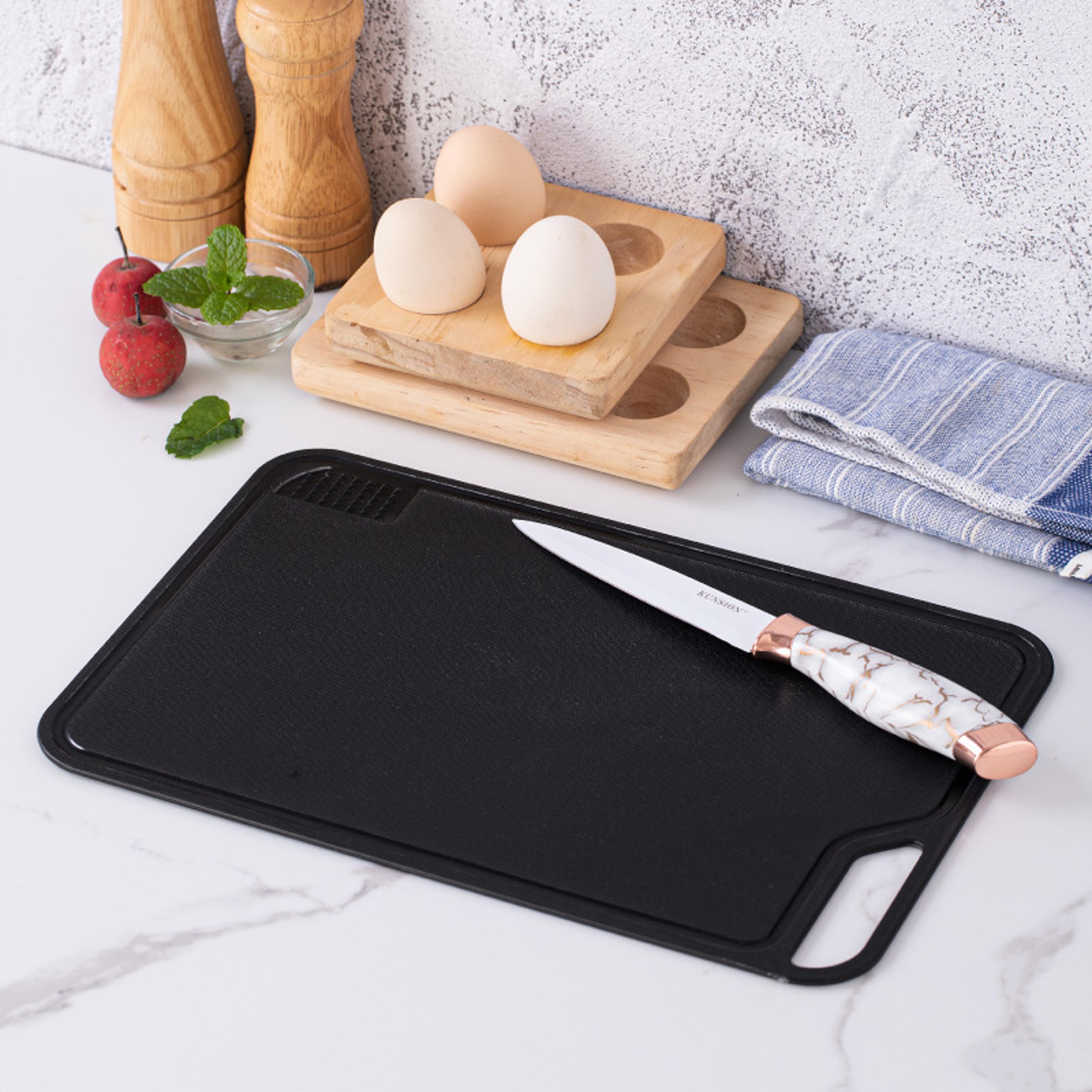 Multifunctional Cutting Board With Garlic Press  Ideal For Vegetables  Meat Chopping 1